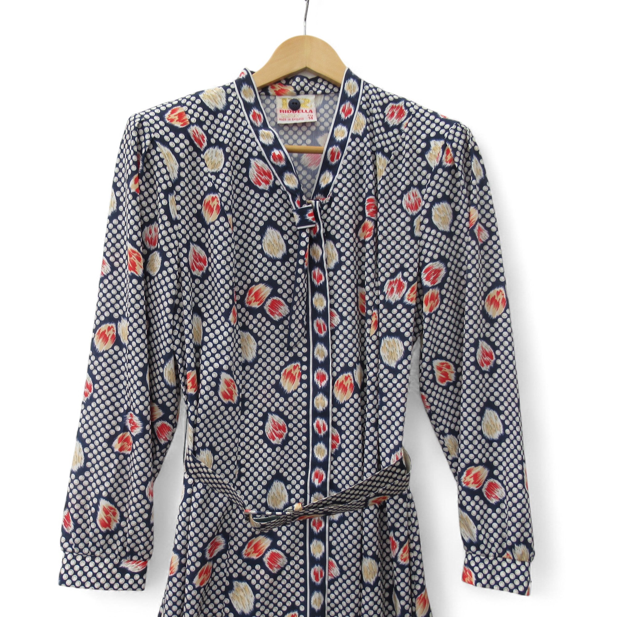 front image for Riddella Vintage Shirt Dress UK 14 Multicoloured Womenswear | Pre-loved 