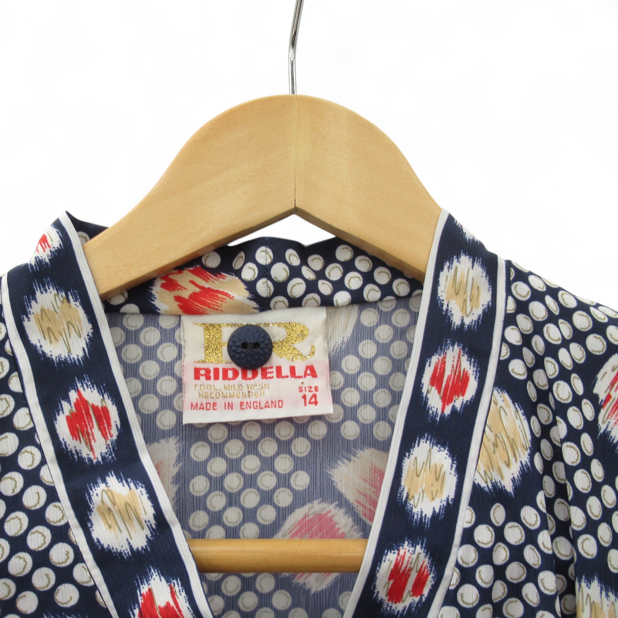 label image for Riddella Vintage Shirt Dress UK 14 Multicoloured Womenswear | Pre-loved 