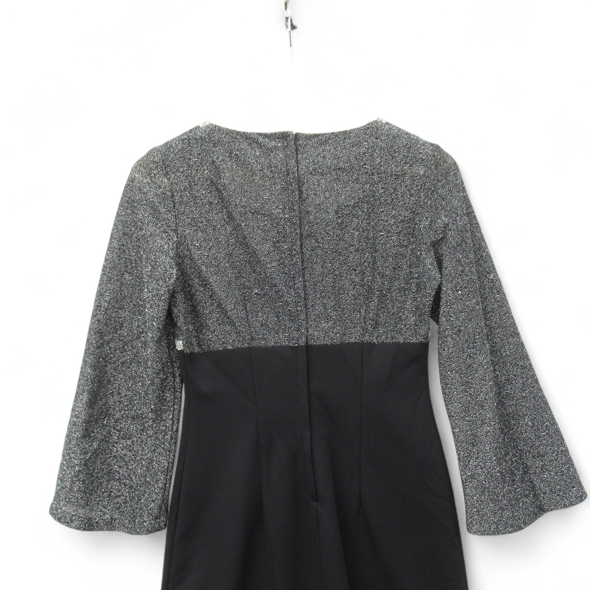 back image for Devonshire Lady Vintage Dress Black Silver UK 12 Womenswear | Pre-loved