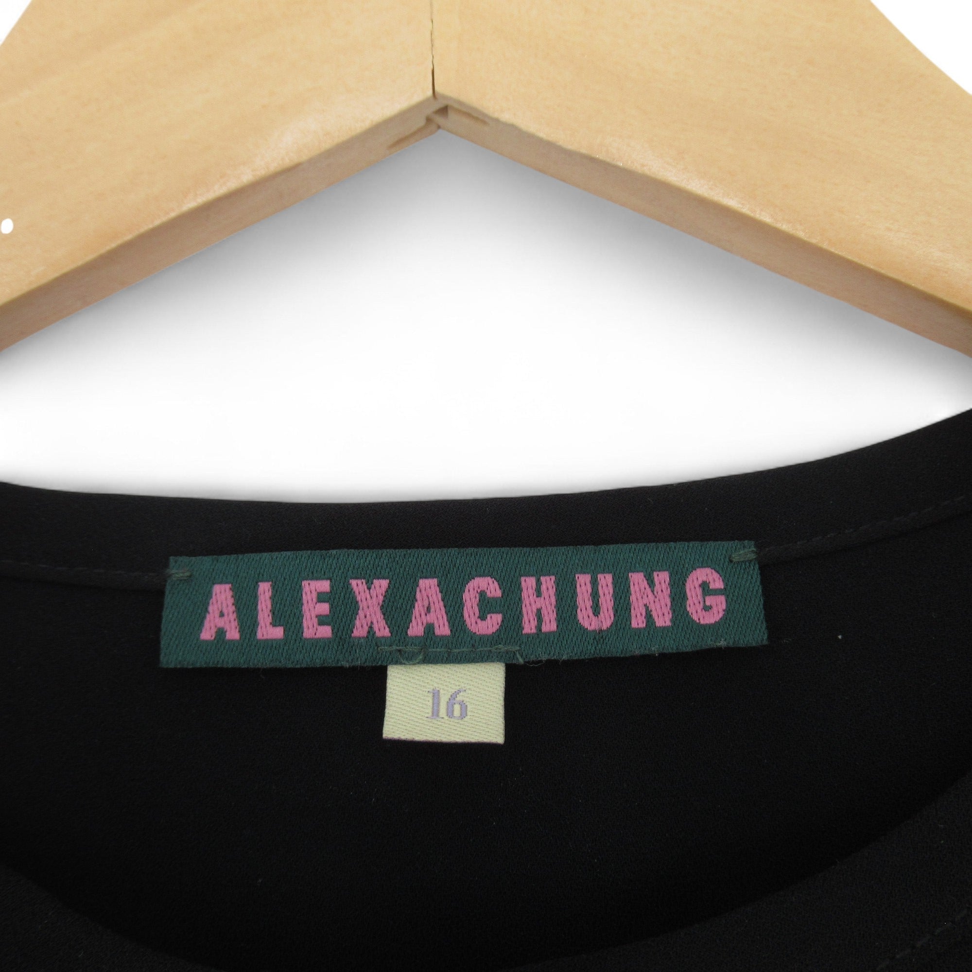 label image for Alexa Chung Shirt Blouse UK 16 Black Womenswear | Pre-loved