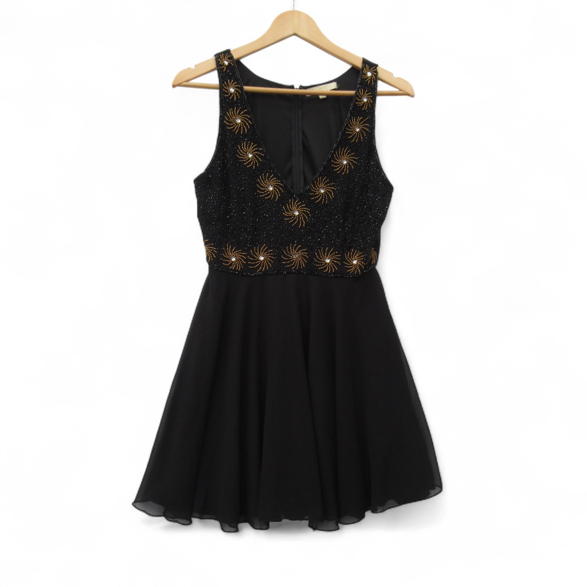front image for TFNC London Vintage Dress Black Small Womenswear | Pre-loved