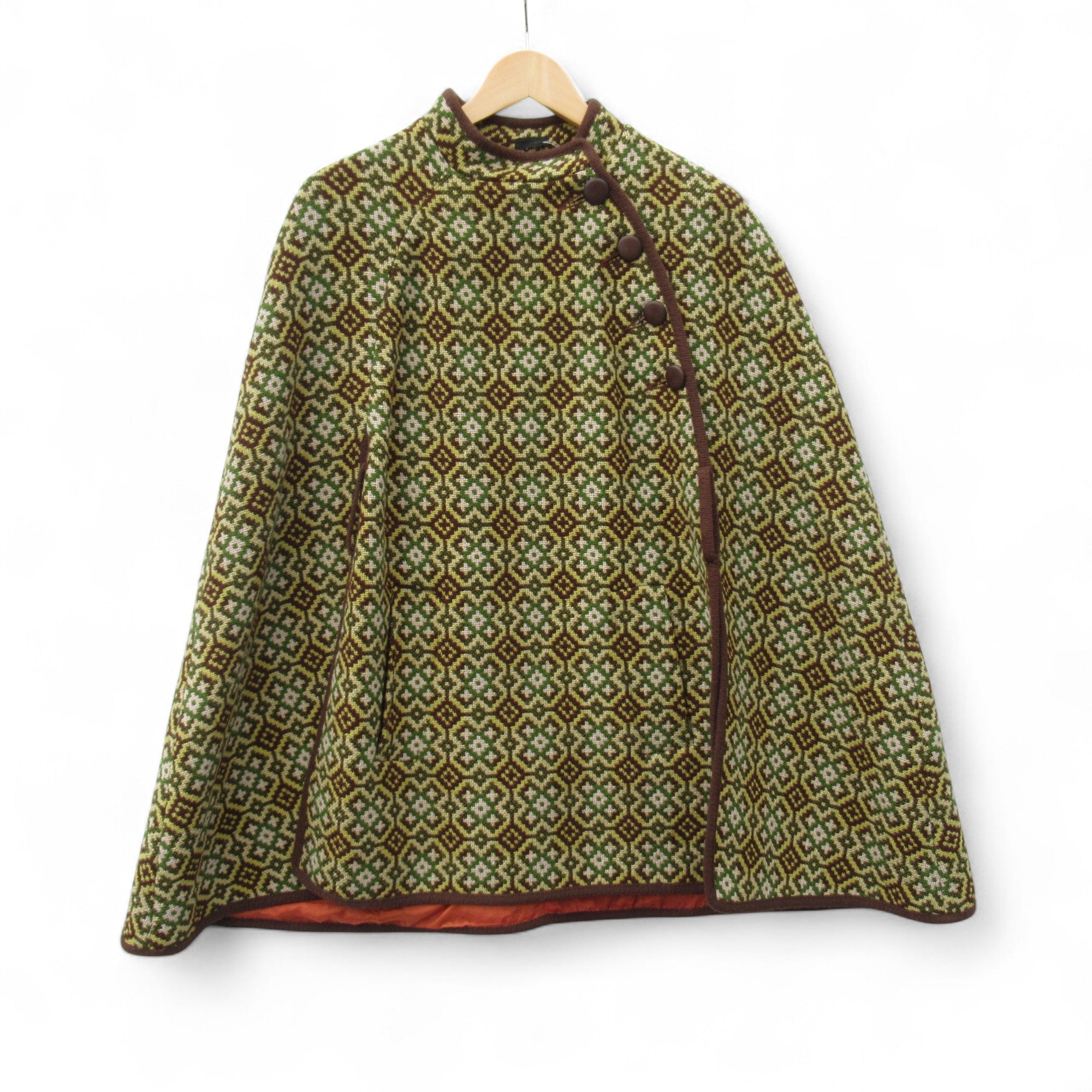 front image for Real Welsh Tapestry Vintage Cape Cloak Multicoloured Womenswear | Pre-loved