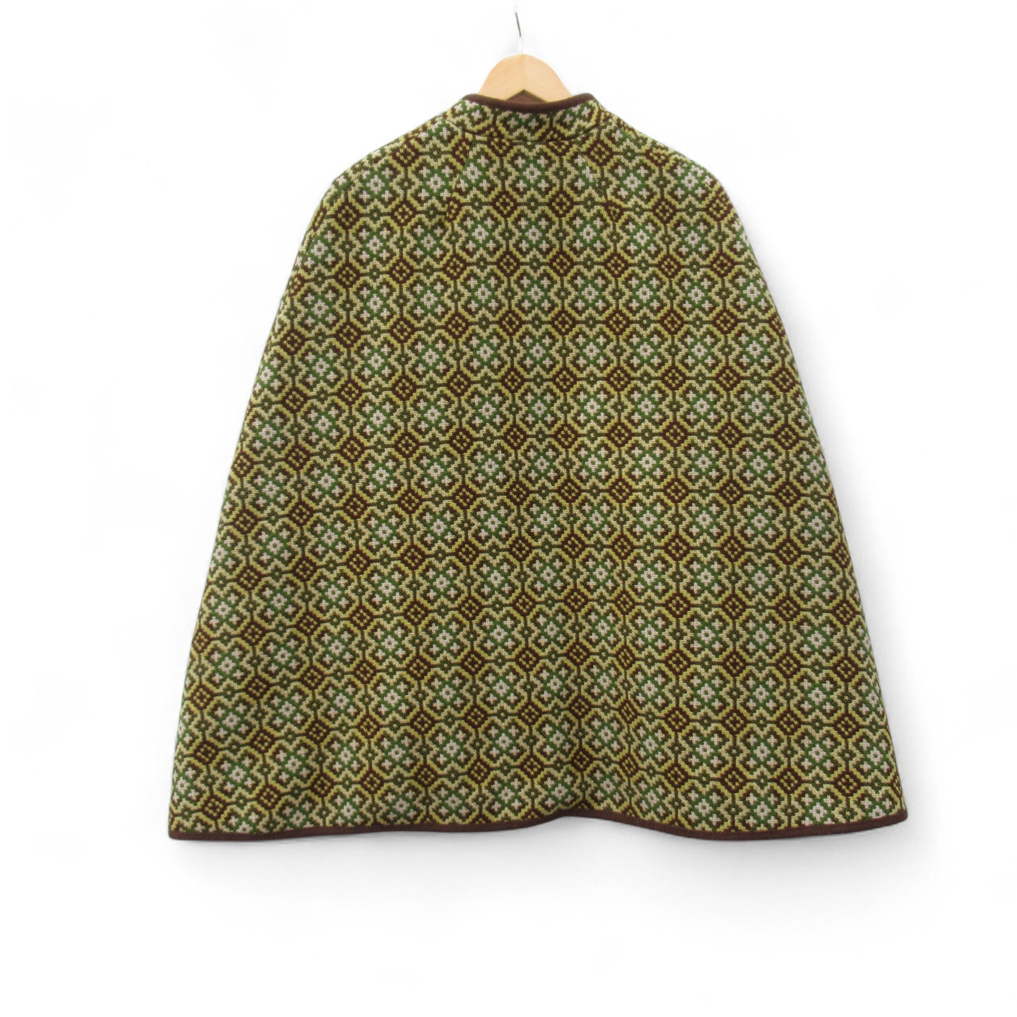 back image for Real Welsh Tapestry Vintage Cape Cloak Multicoloured Womenswear | Pre-loved