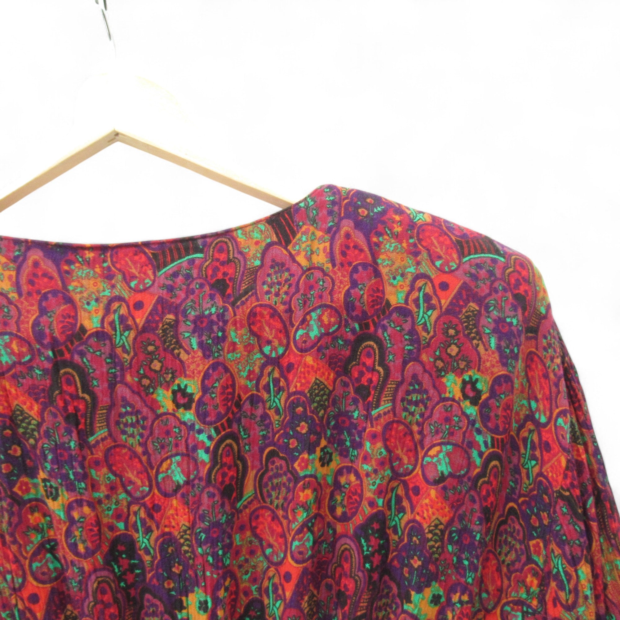 shoulder image for Donna Toran Vintage Jumpsuit Multicoloured UK 14 Womenswear | Pre-loved