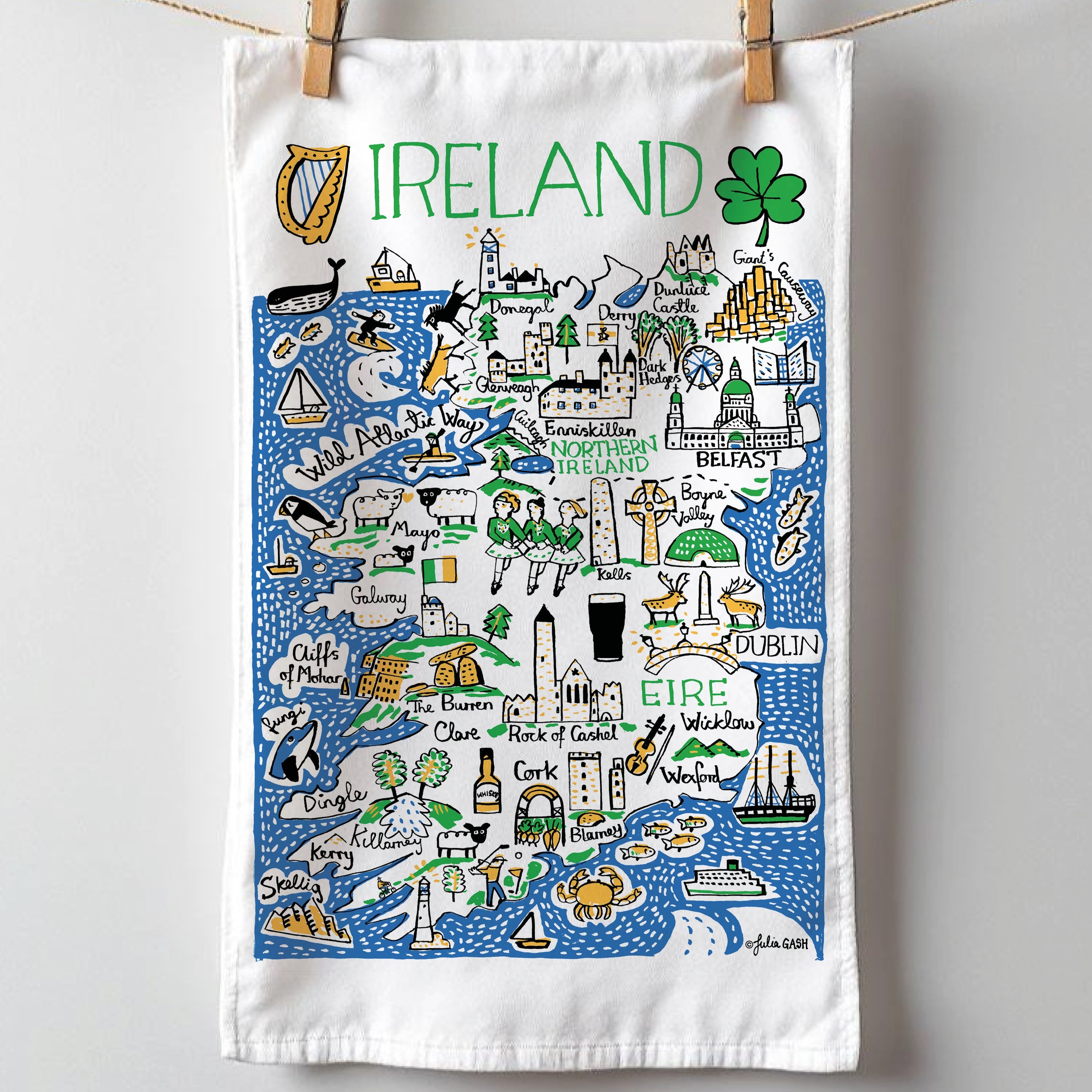 Ireland Julia Gash | Tea towel