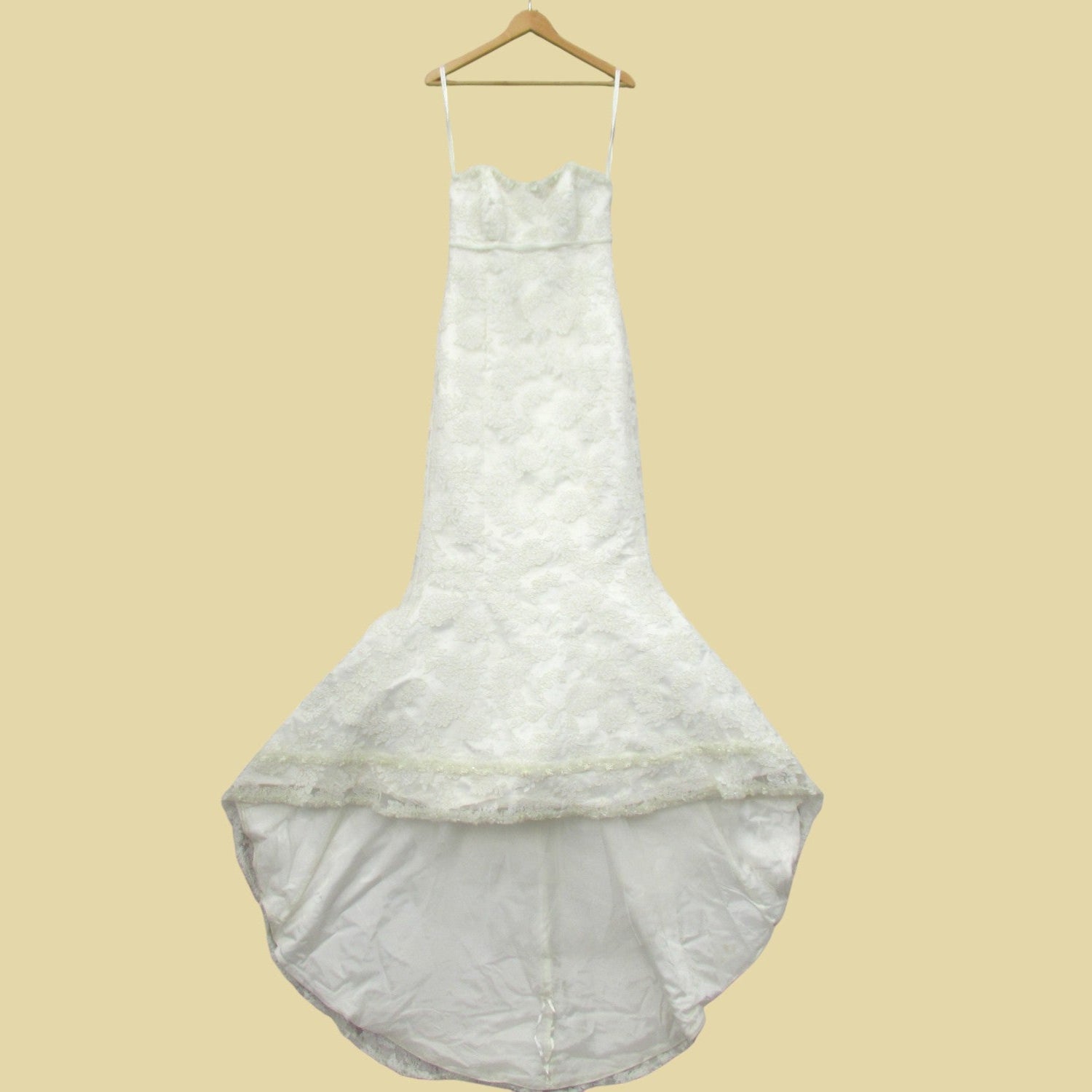 front image for Caroline Castigliano London Wedding Dress Ivory UK 8-10 Womenswear | Pre-loved