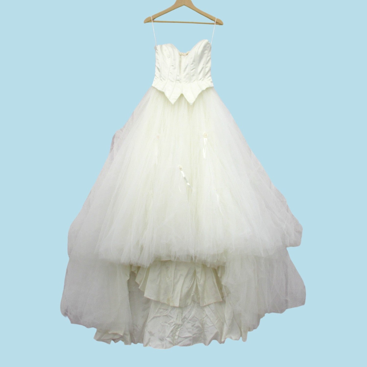front image for Dante Princess Wedding Dress UK 8 Ivory Womenswear | Pre-loved