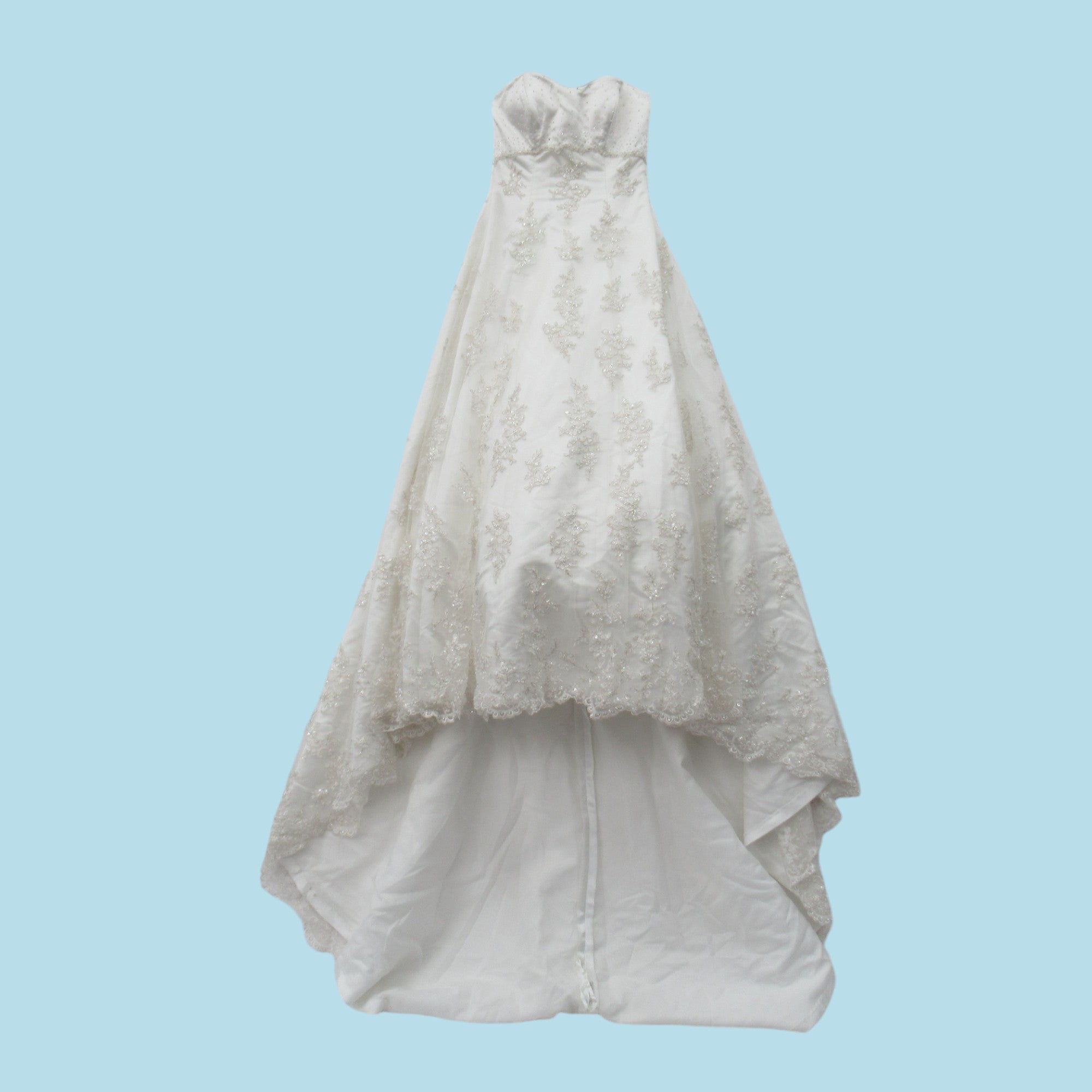 front image for Jade Daniels Wedding Dress Ivory UK 14 Womenswear Pre-loved