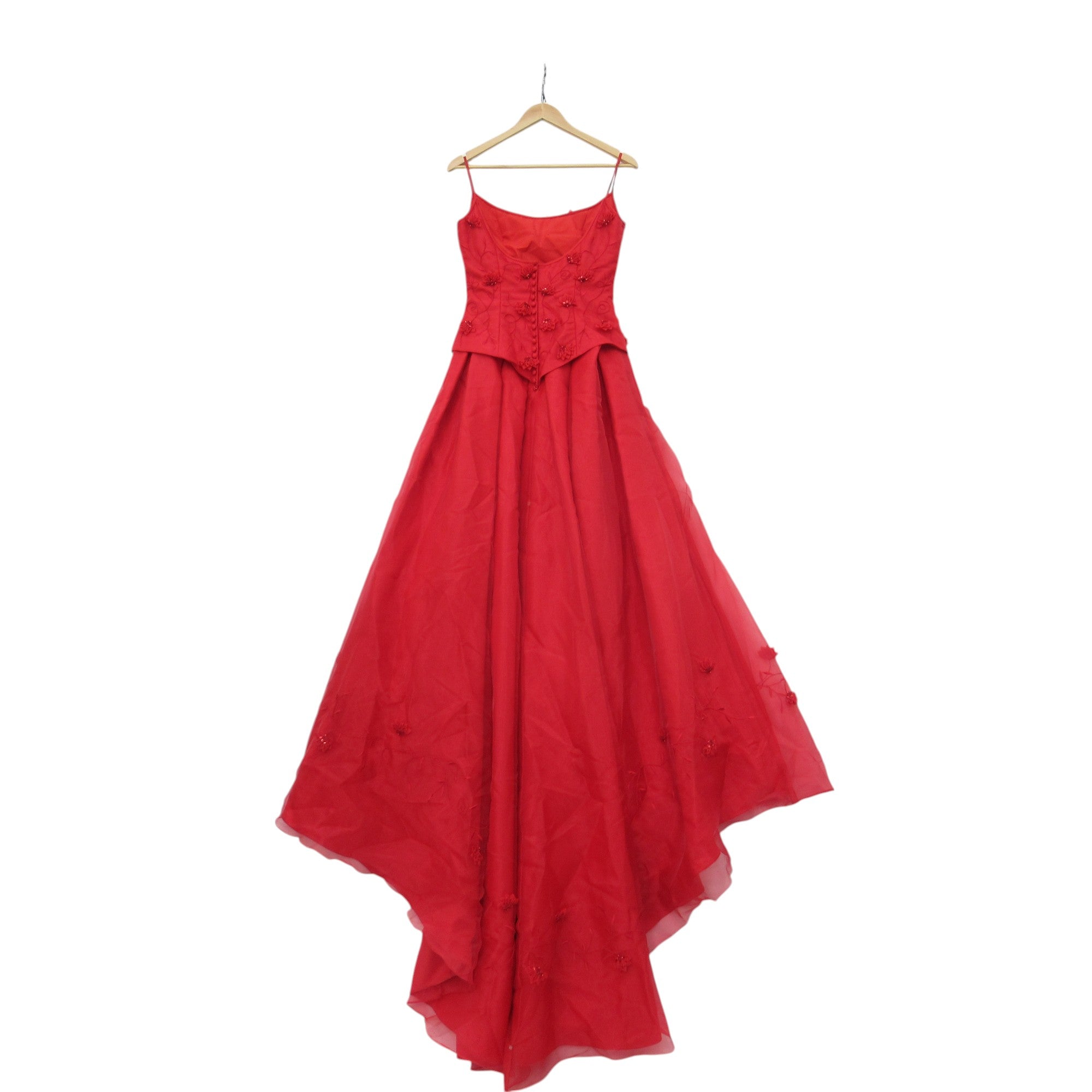 back image for Katrin Et Marie Collection Wedding Dress Red 8-10 Womenswear | Pre-loved