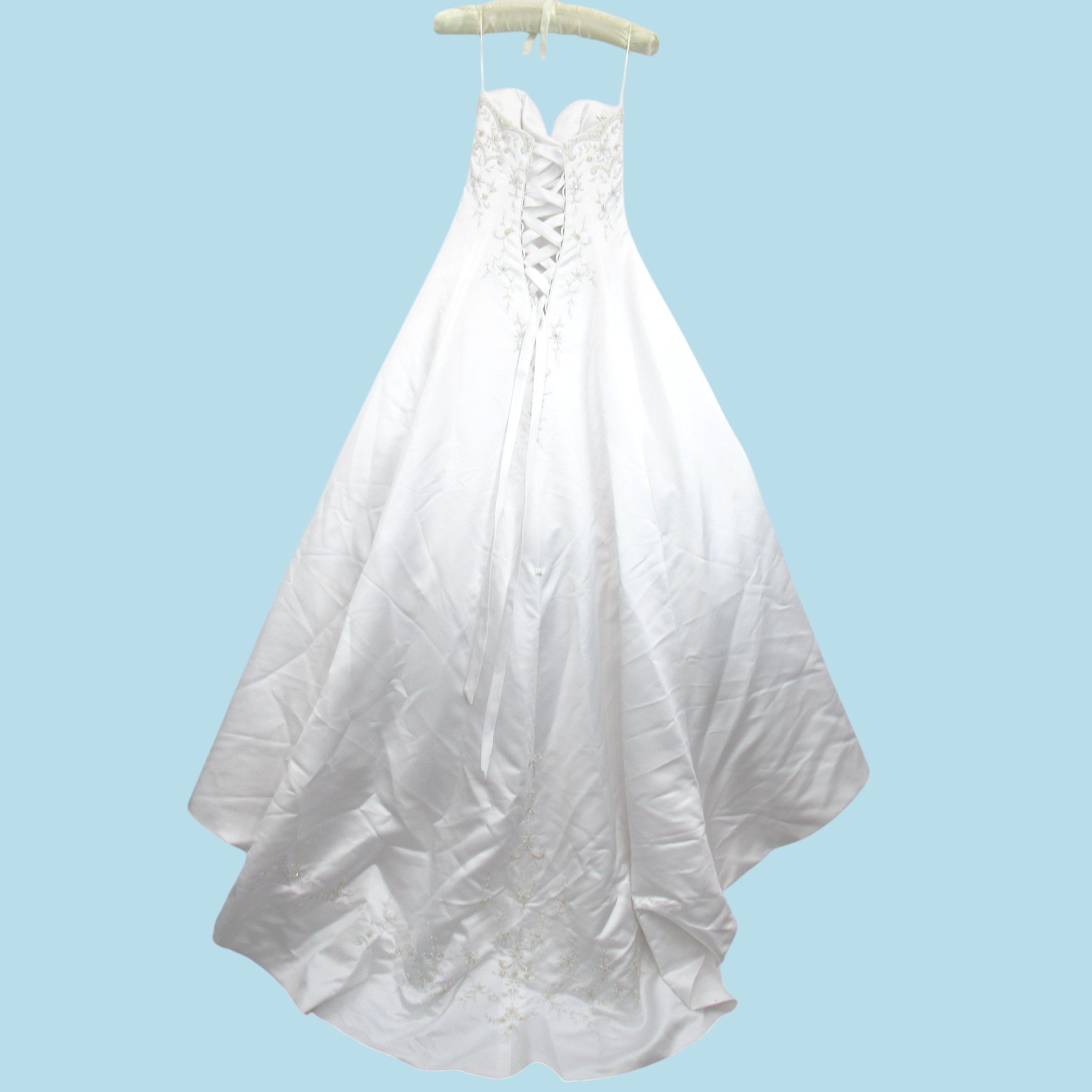 back image for Maggie Sottero Wedding Dress White UK 10 Womenswear | Pre-loved