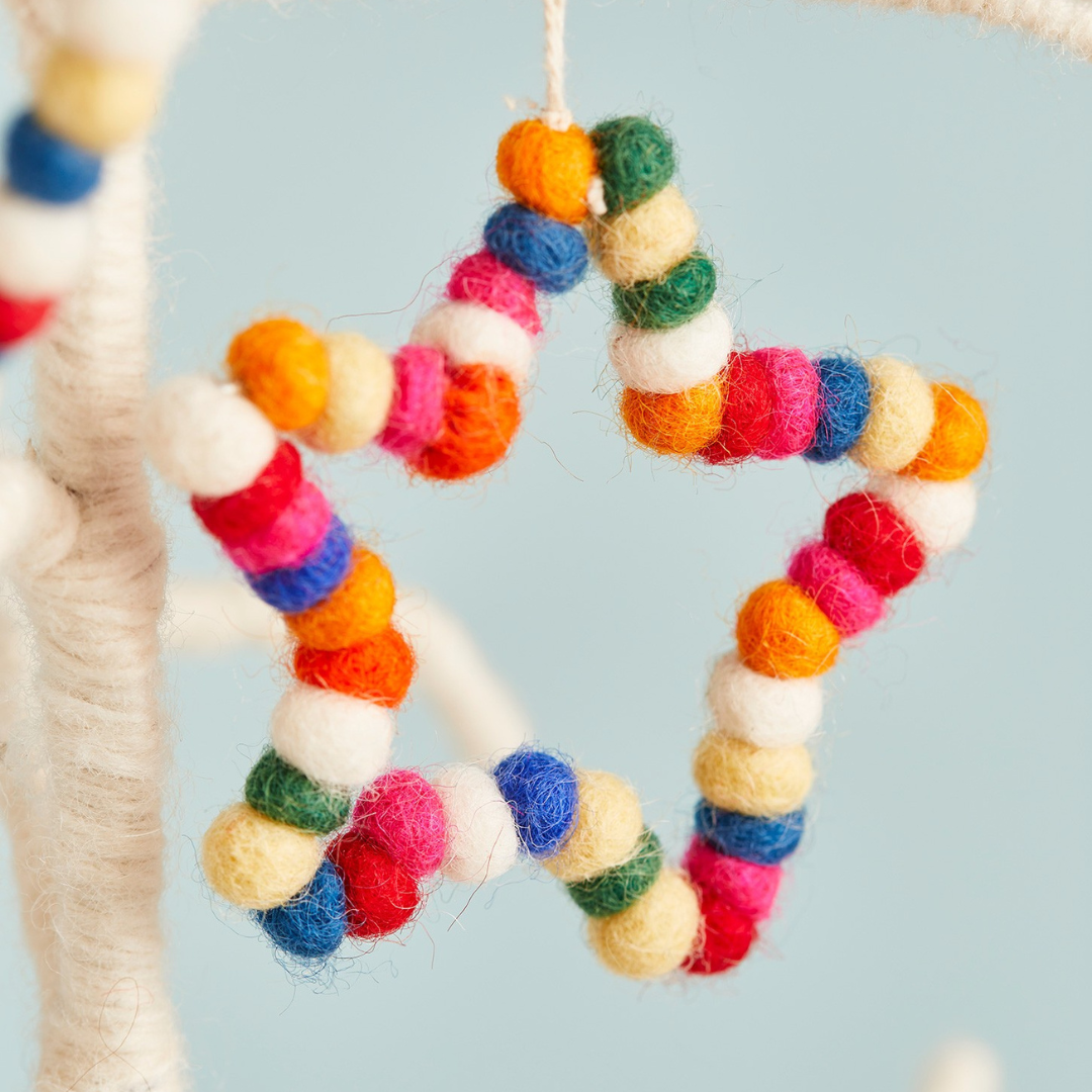 Star Mini Felt Decoration | Namaste