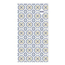 2026 Slim diary | Blue folk pattern