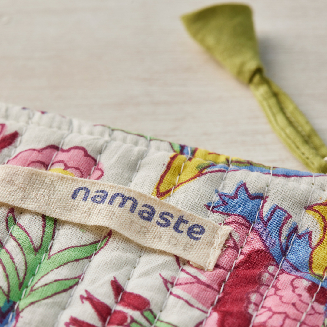 Shvanthi Block Print coin purse | Namaste