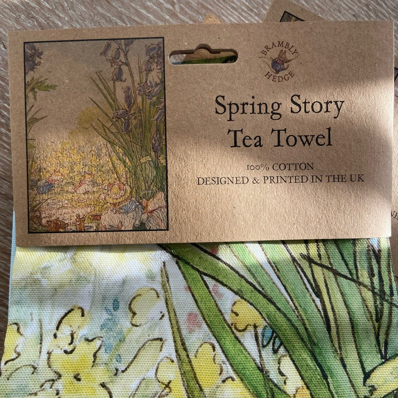 Spring Bramley Hedge | Tea towel