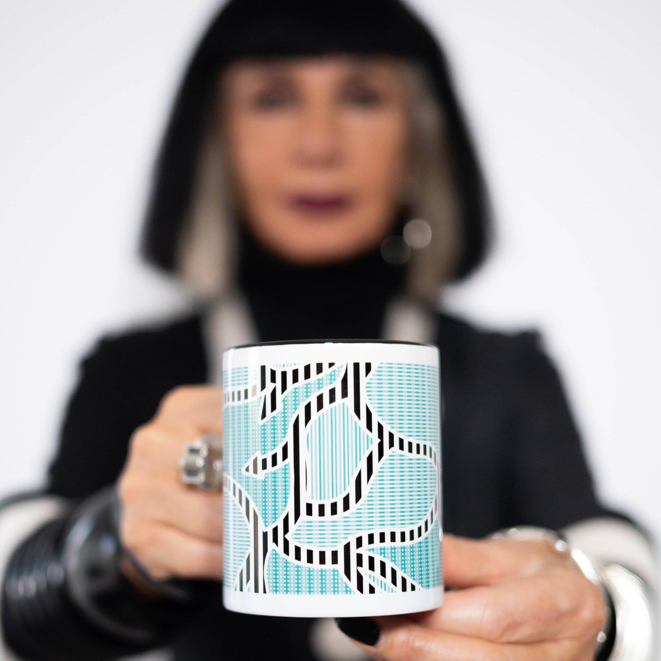 Sue Timney - Blue Arrow Mug