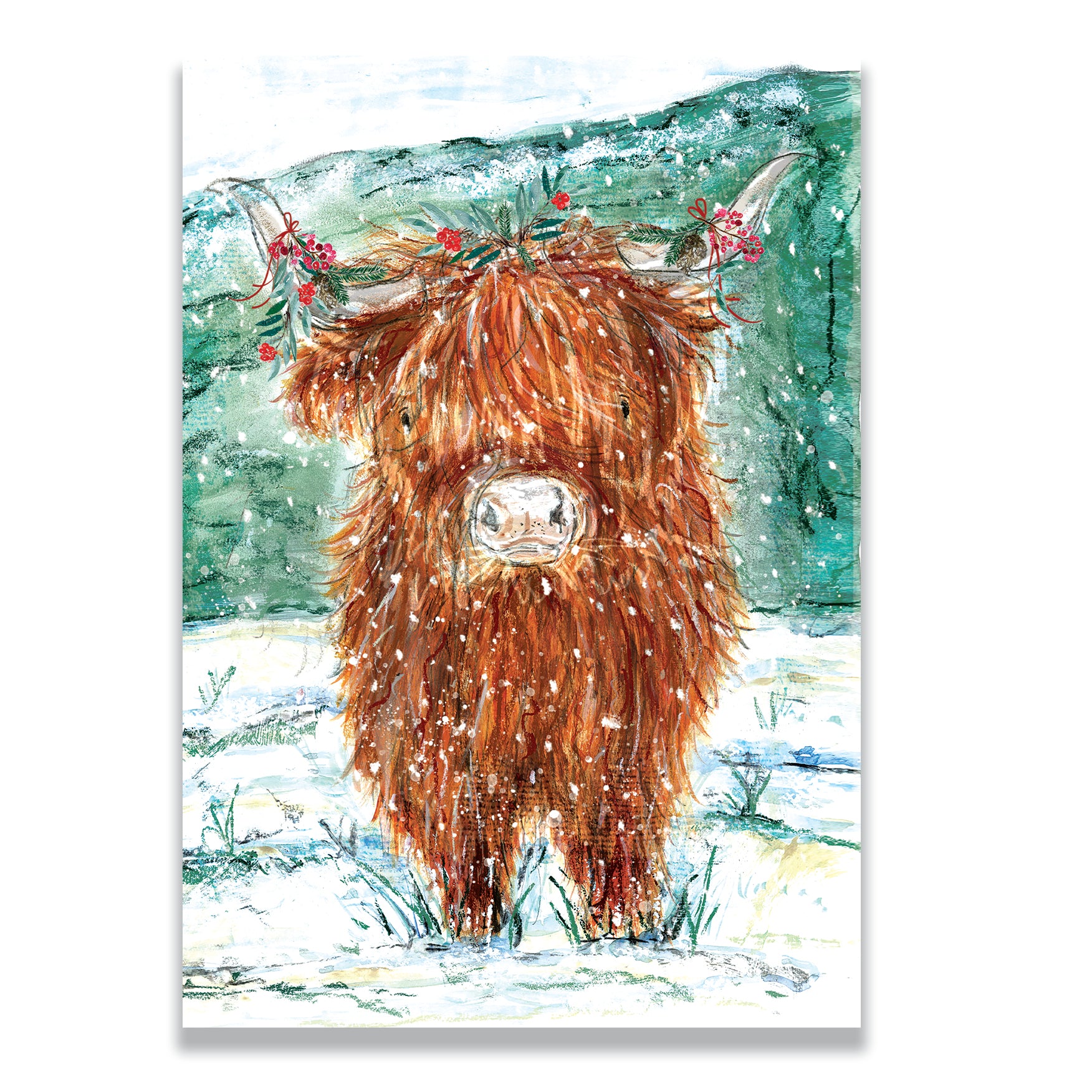 Highland Hello | Pack of 10 charity Christmas cards with envelopes