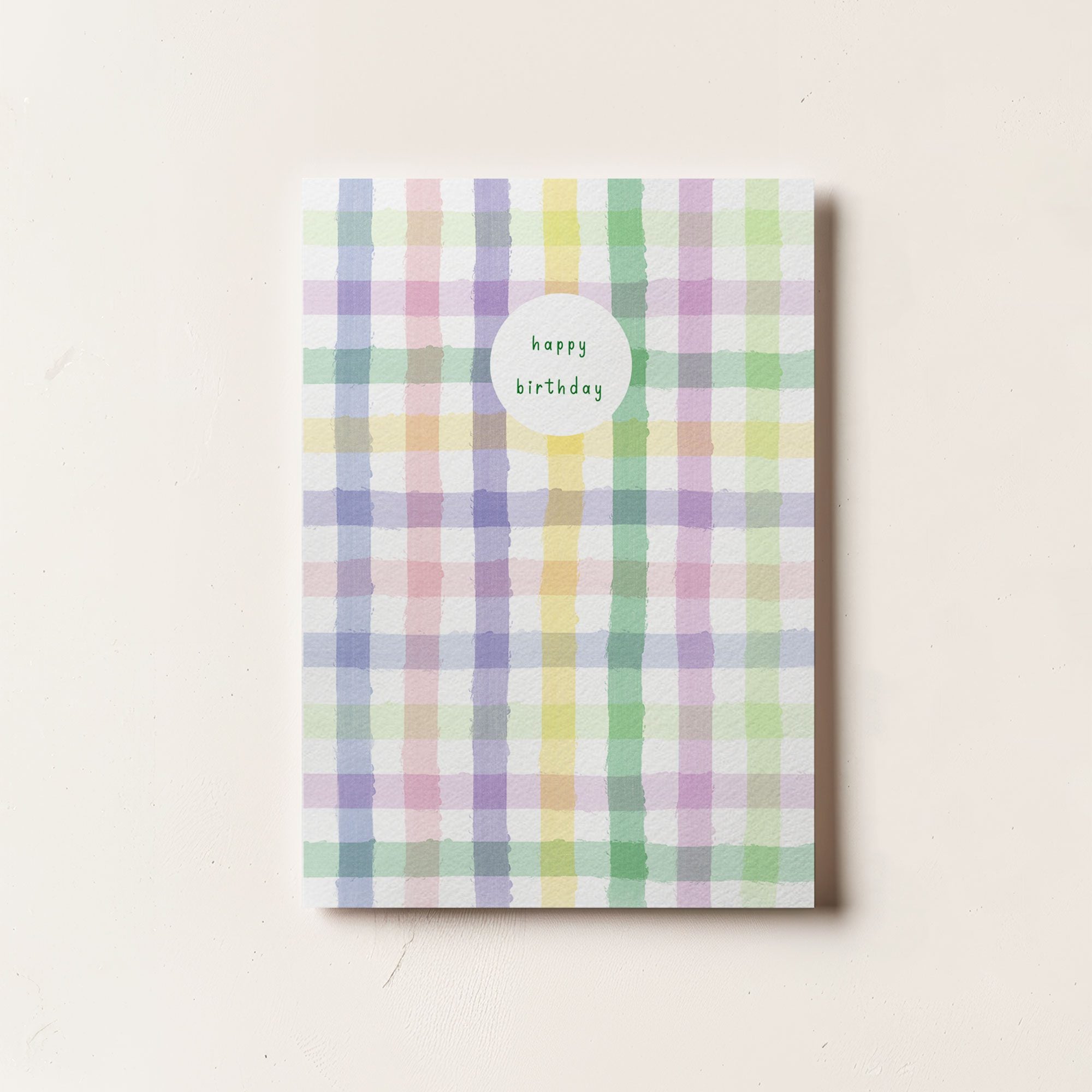 Checkerboard Birthday Card | La Plante Carnivore store