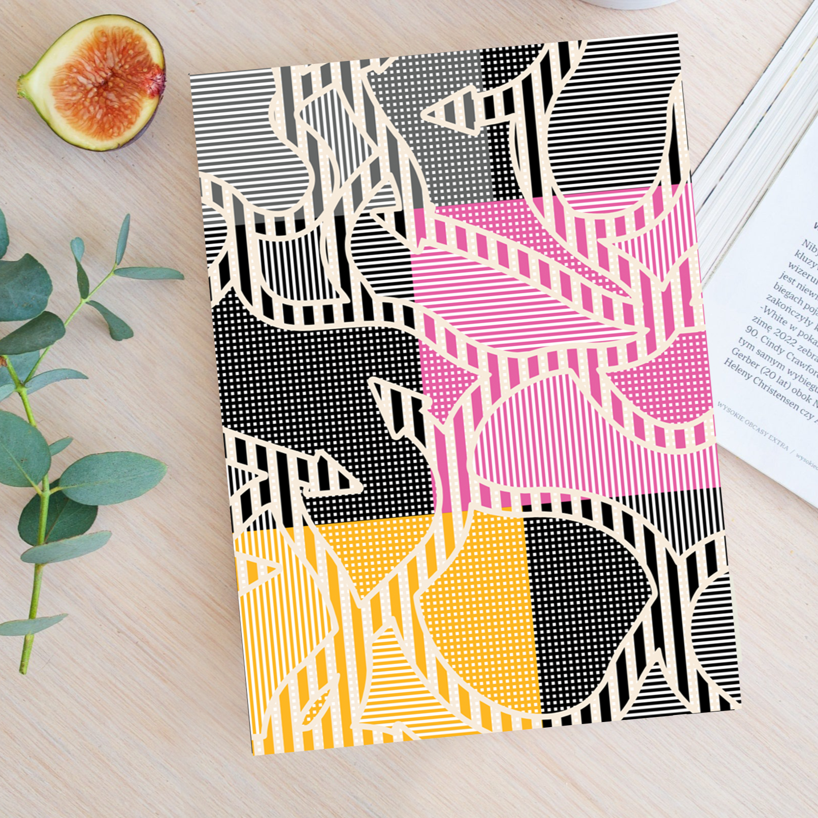 Sue Timney- Colour Block Arrow Notebook