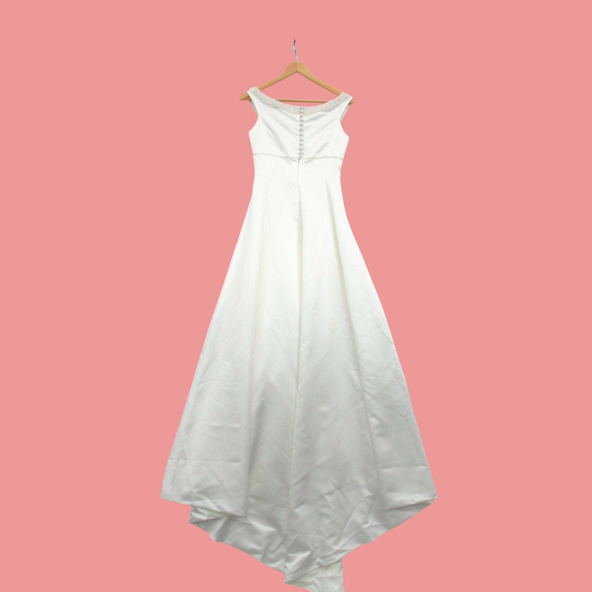back image for Alan Hannah Wedding Dress UK 12 Ivory Womenswear | Pre-loved