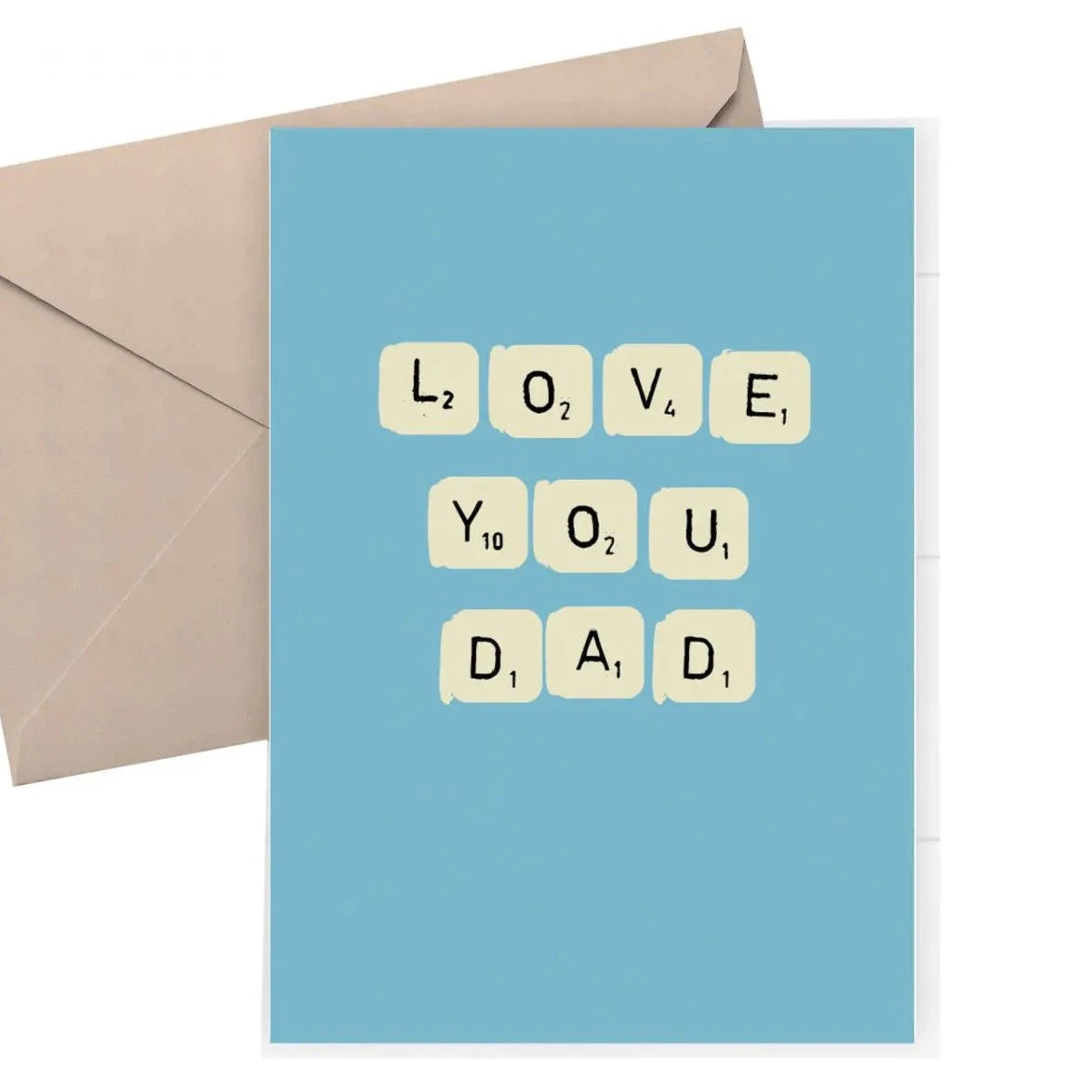 Love you Dad- Father’s Day Card- Blue