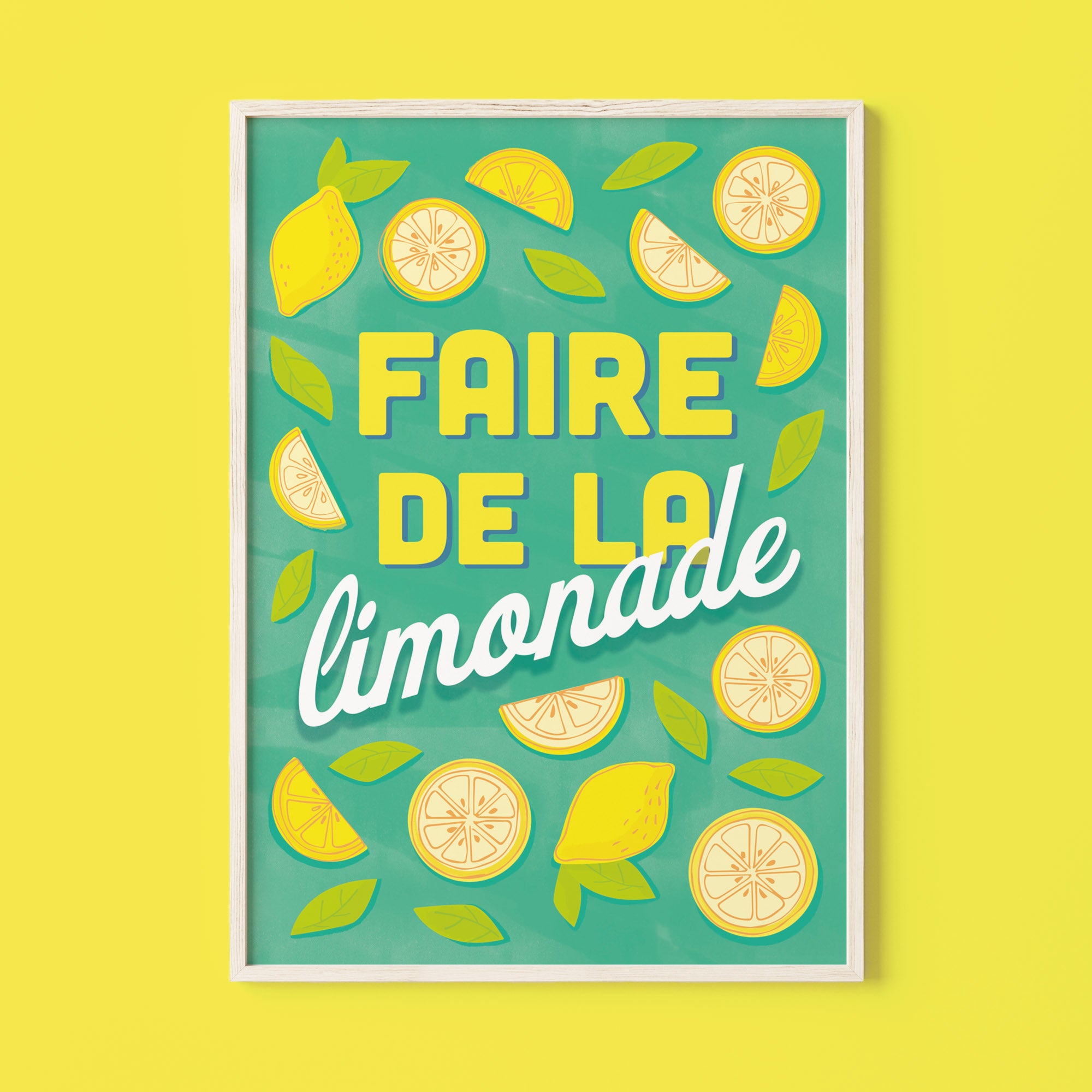 Make lemonade eco - friendly print