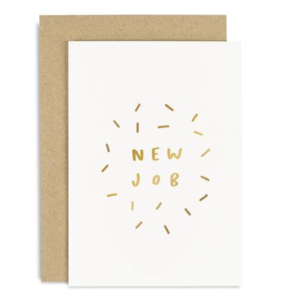 New Job Confetti Card