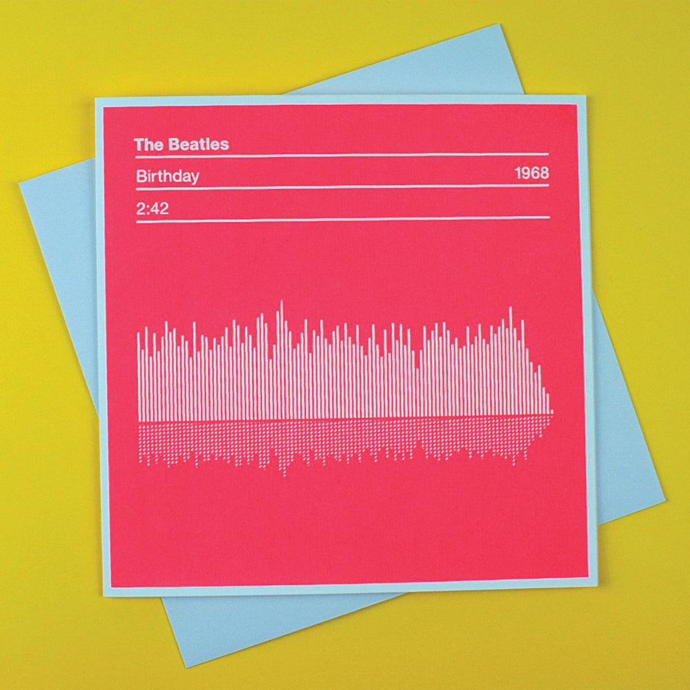 The Beatles ‘Birthday’ Birthday Card