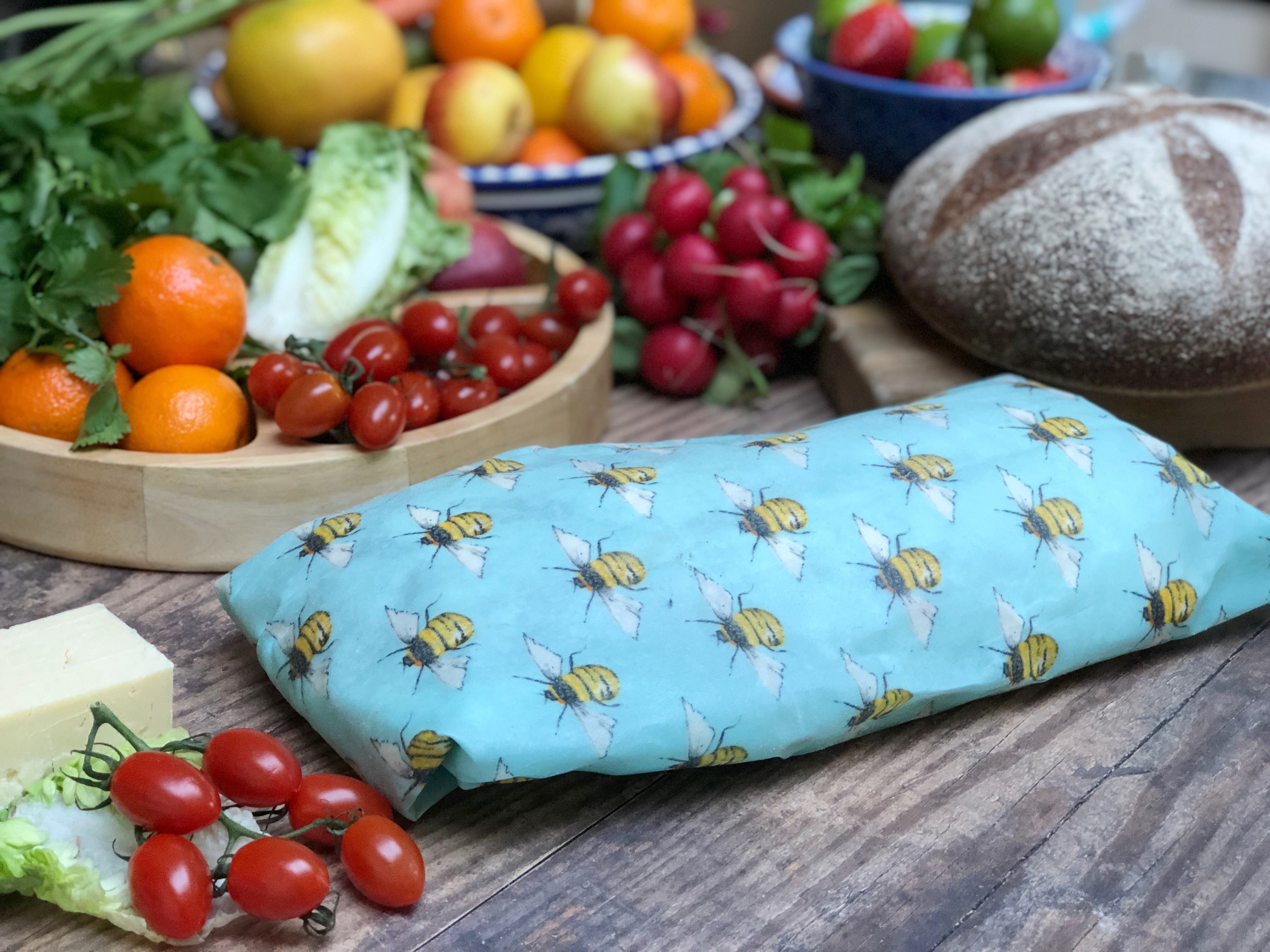 Bees Wax Bread Bag – Geometric