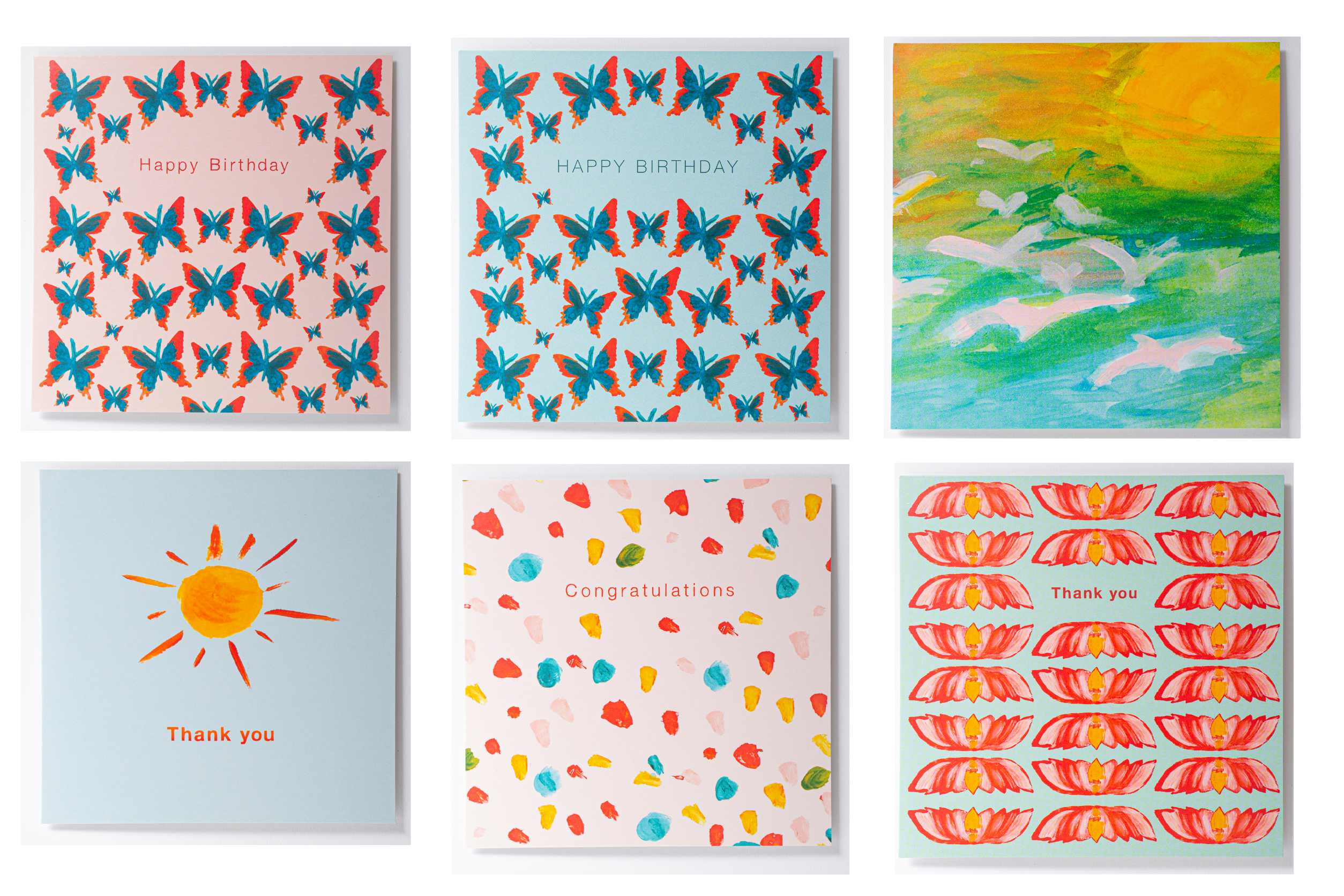 Designed by Refugees Assorted Greeting Cards Multi Pack Set of 6