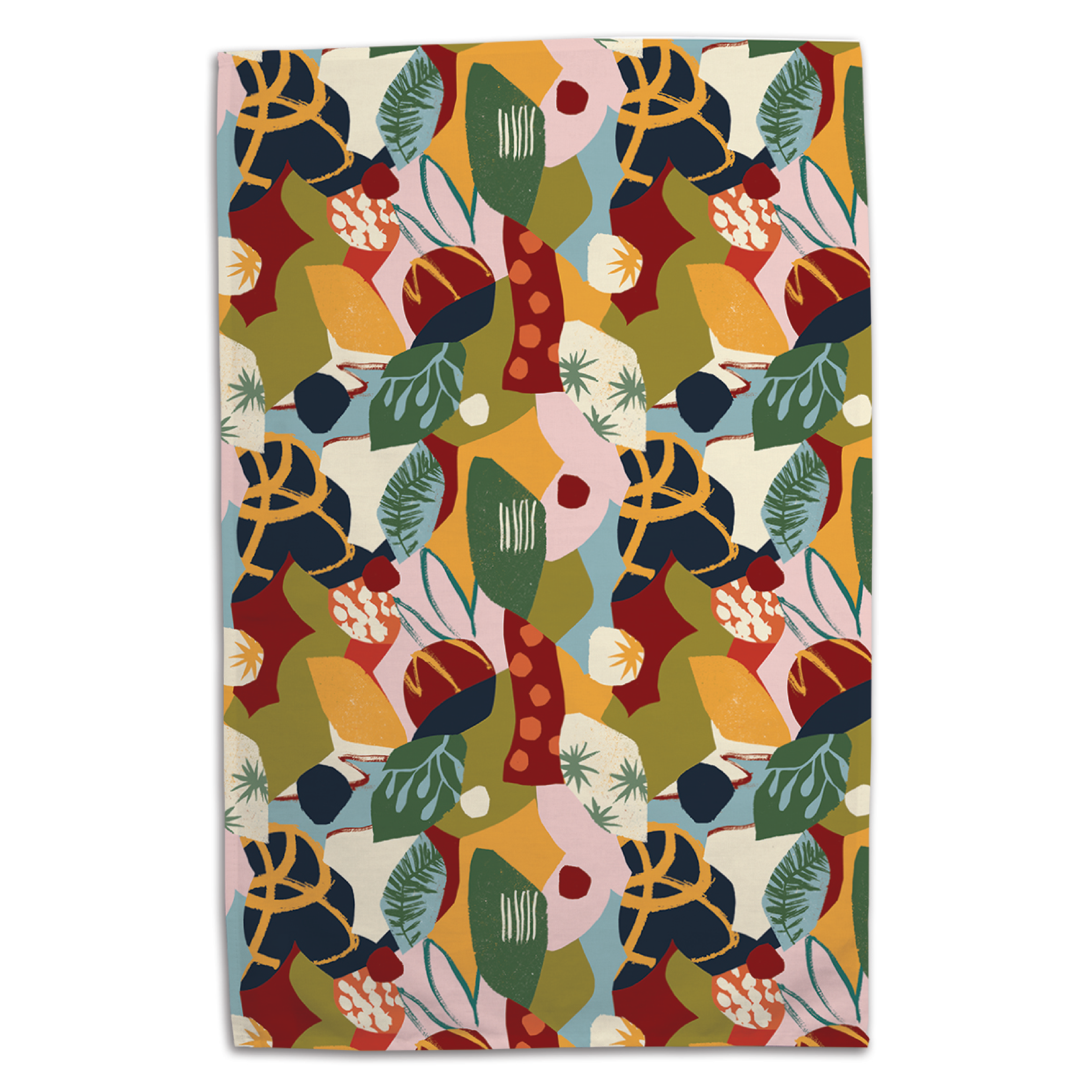 Evergreen leaves tea towel- Lily Windsor Walker