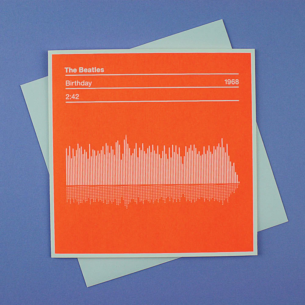 The Beatles ‘Birthday’ Birthday Card