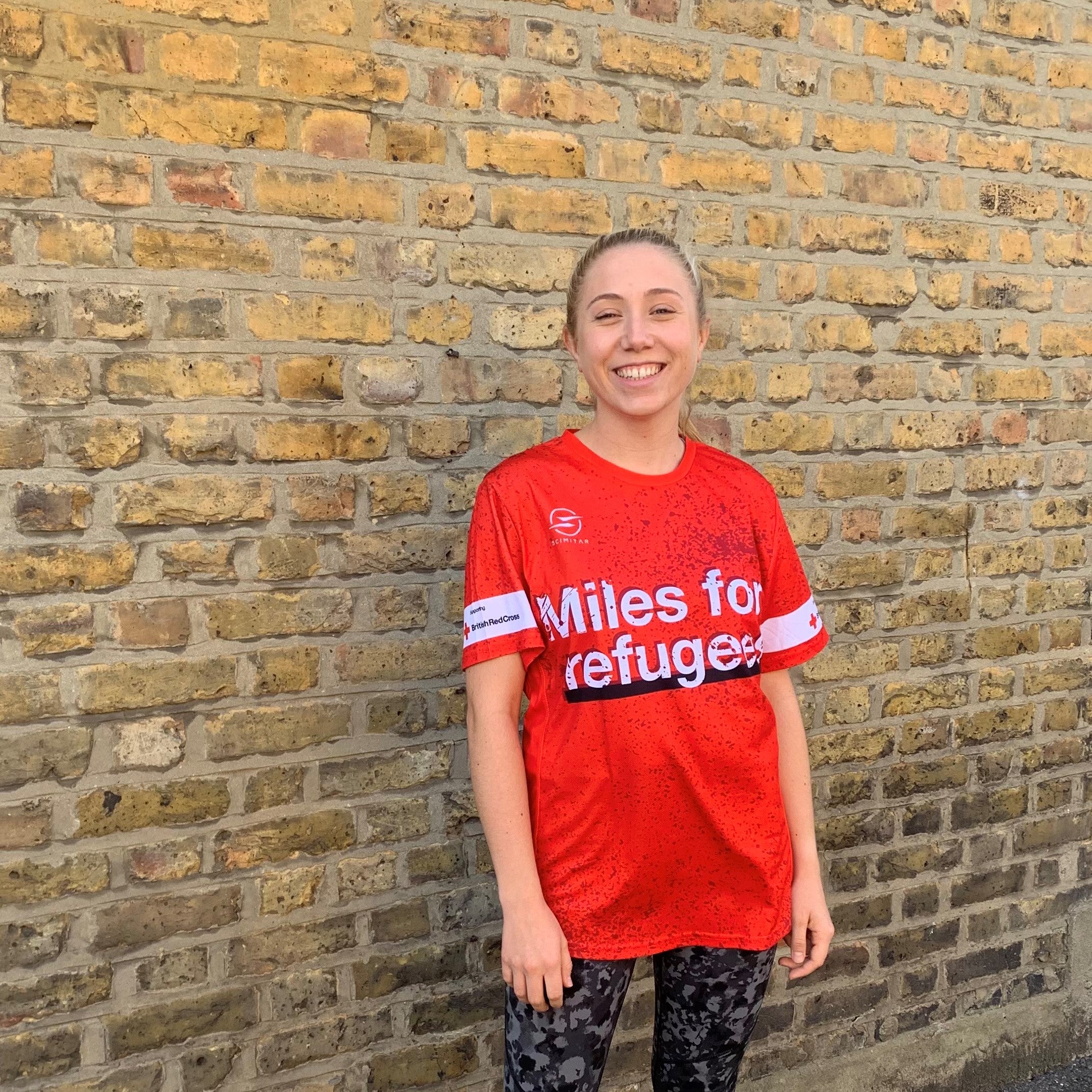 Miles for refugees t-shirt