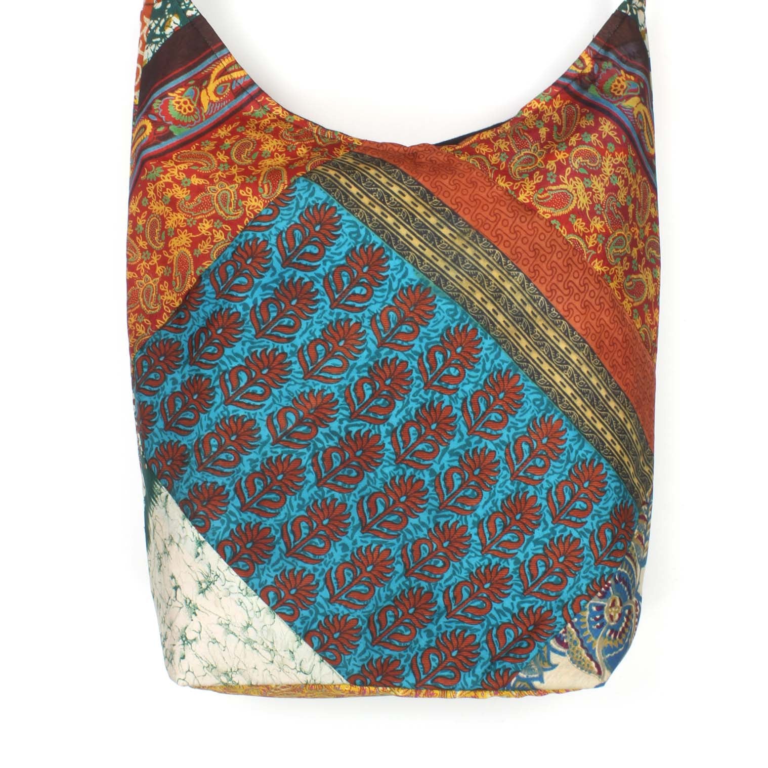 Recycled Sari Patchwork Shoulder Bag