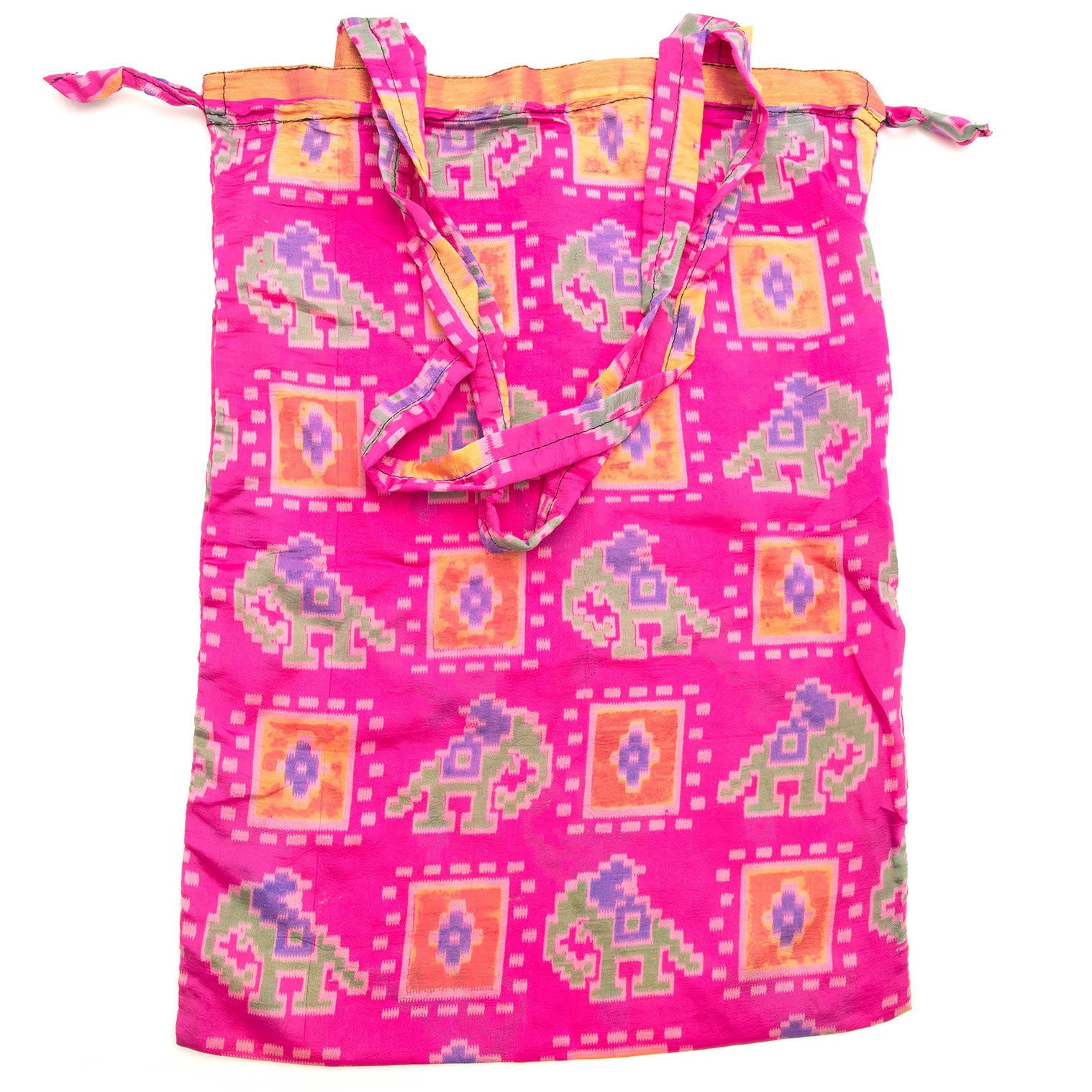 Recycled Sari Shopper Tote Bag