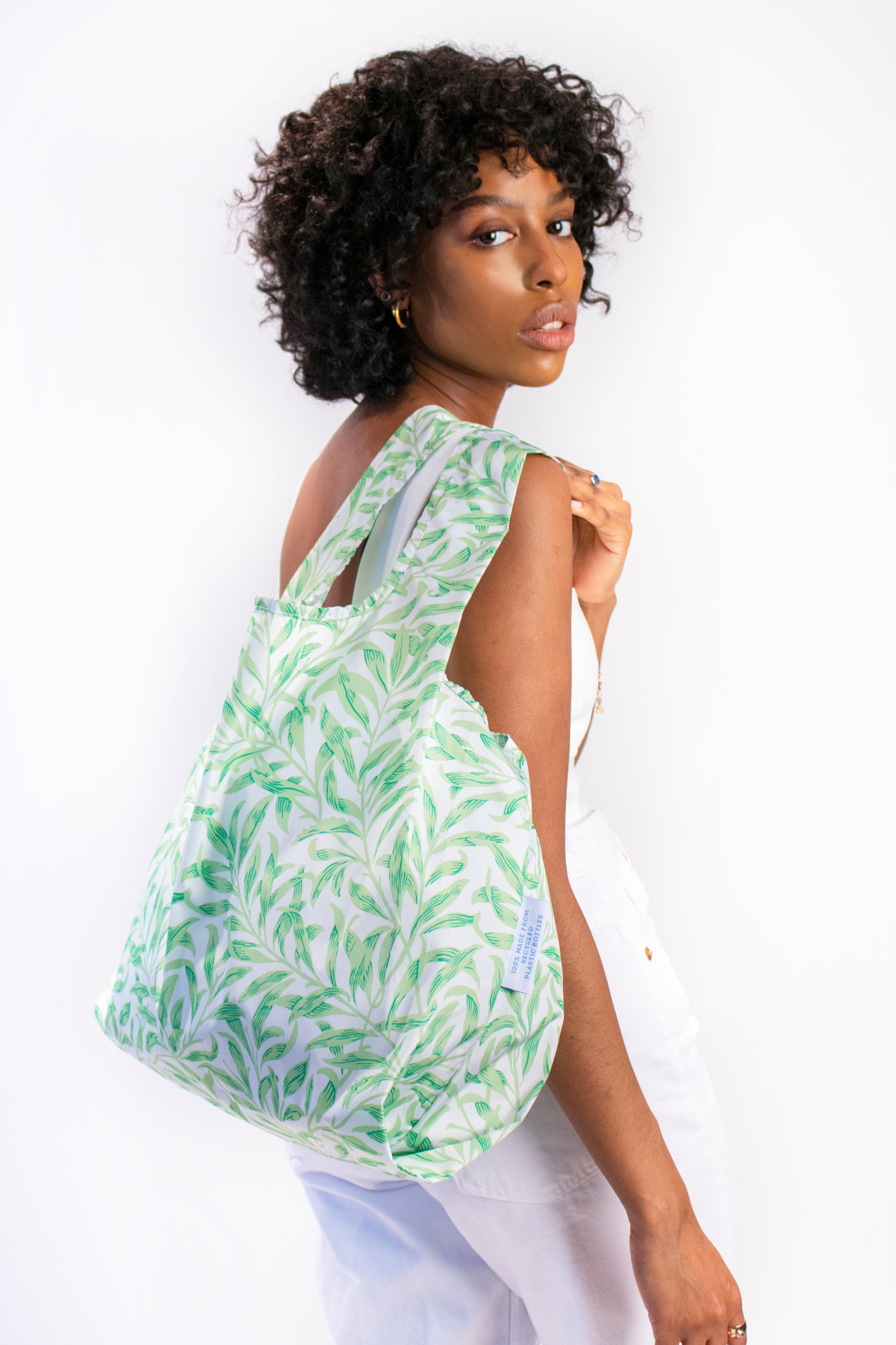 Kind Bag - William Morris- Recycled Packable Shopping Bag - Willow Bough