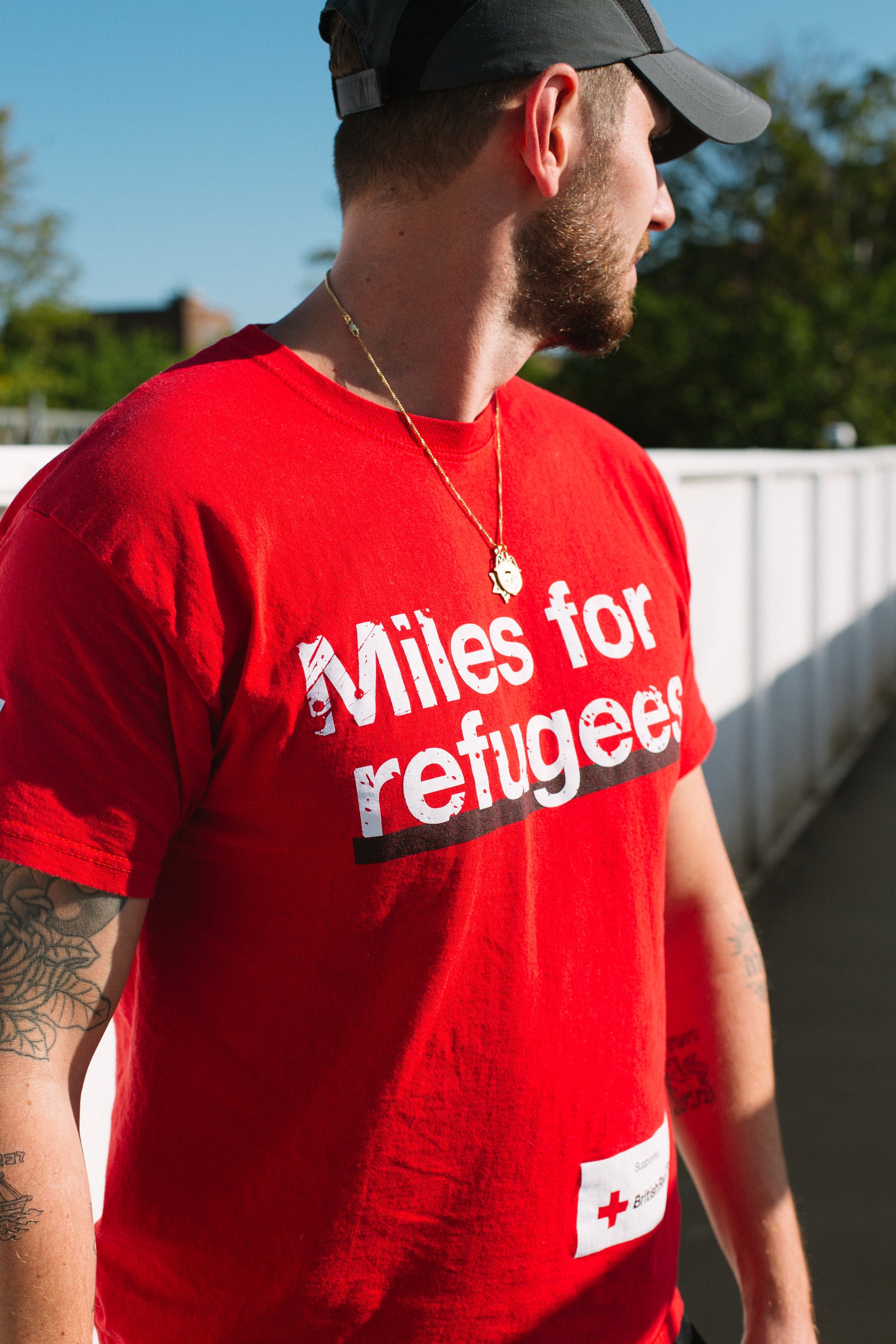 Miles for refugees- Casual t-shirt