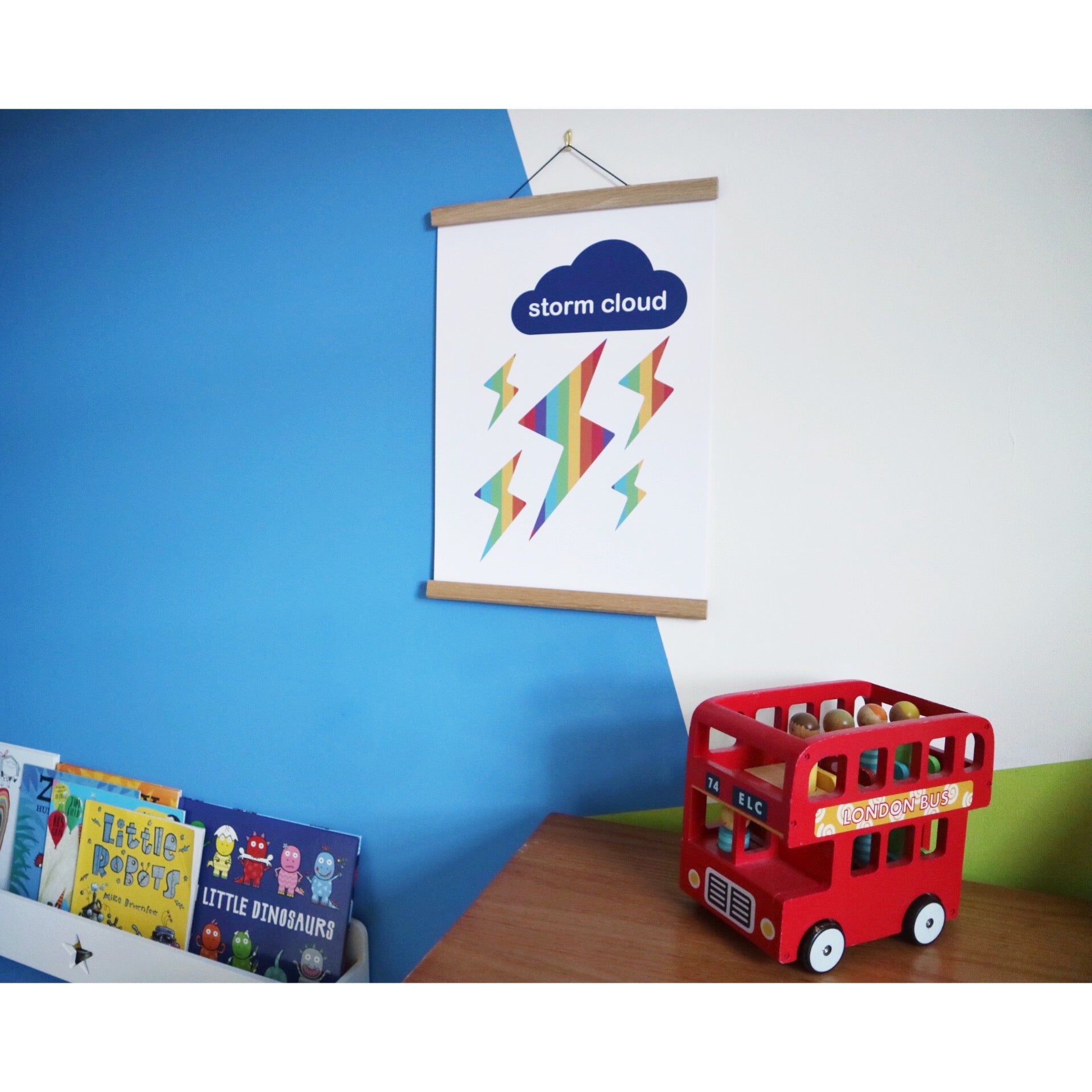 Storm Cloud – kids art print