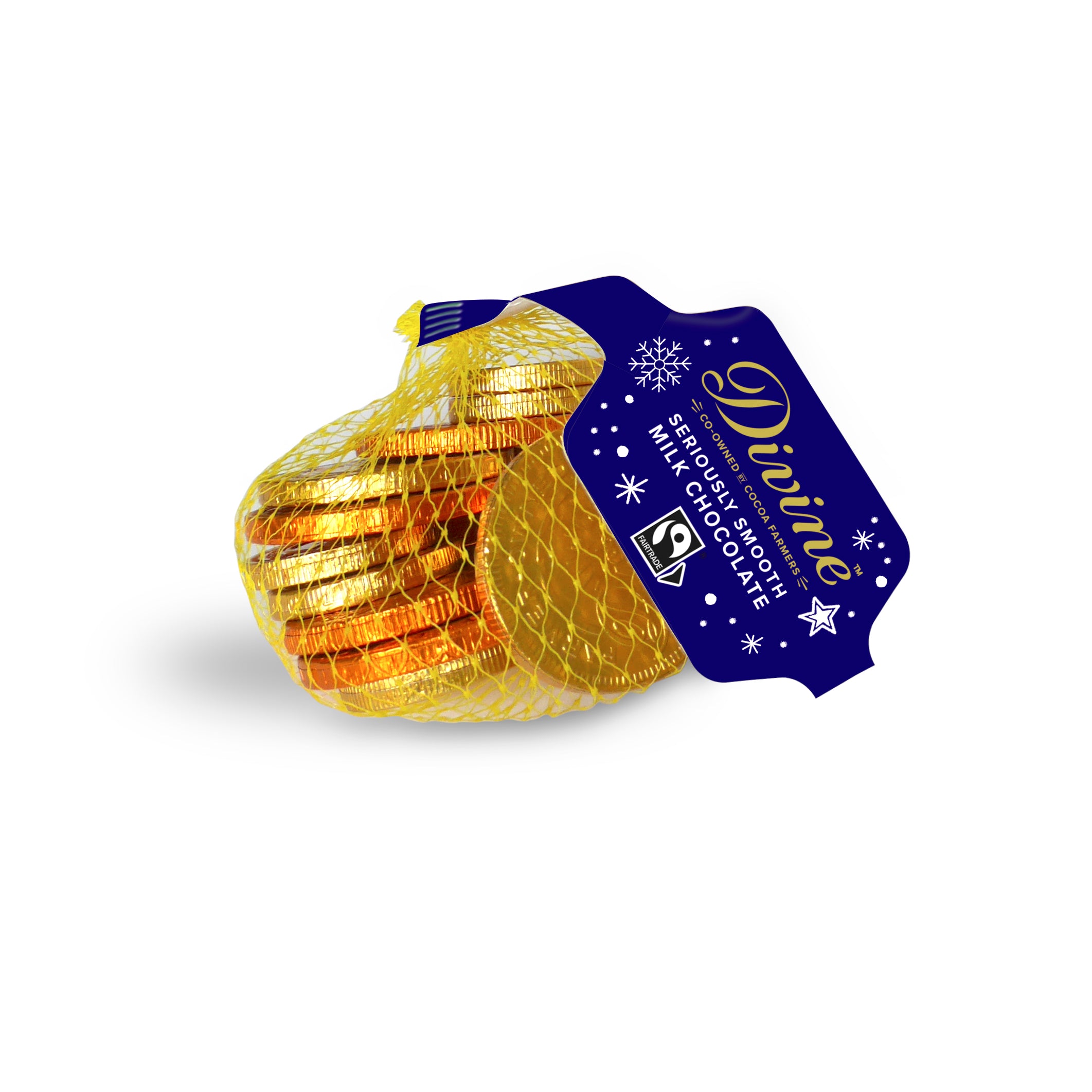 Divine Seriously Smooth Milk Chocolate Coins 65g