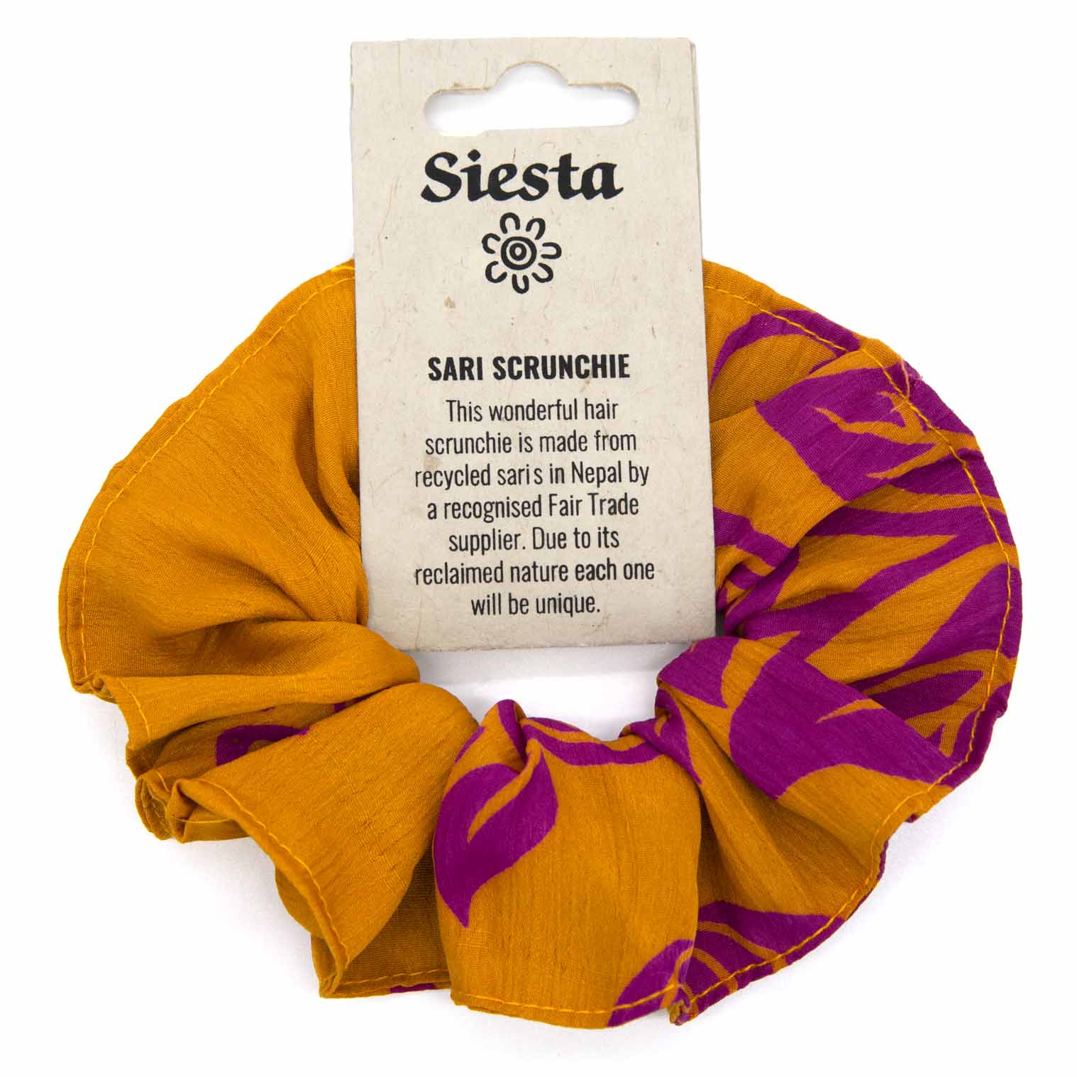 Recycled Sari Scrunchie