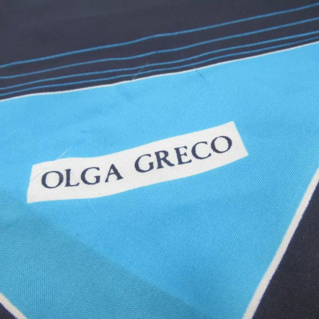 Logo image for Olga Greco 30" Square Scarf Vintage Stripes Womenswear | Preloved 