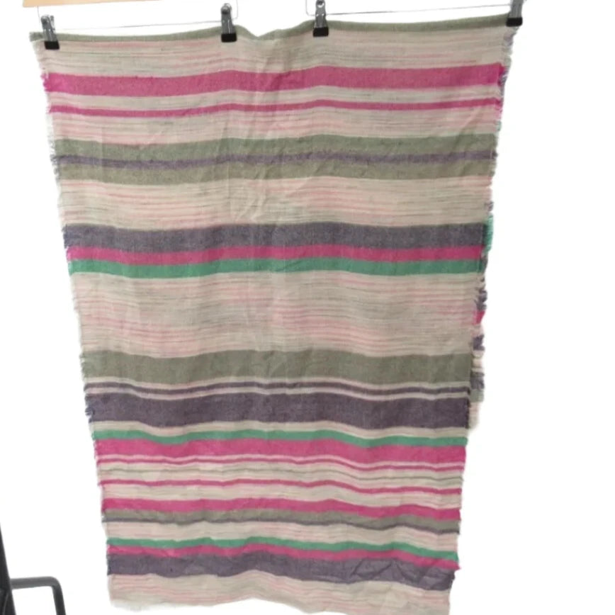 Front image for White Stuff 28"x70" Multicoloured Wool Scarf Shawl Womenswear | Preloved