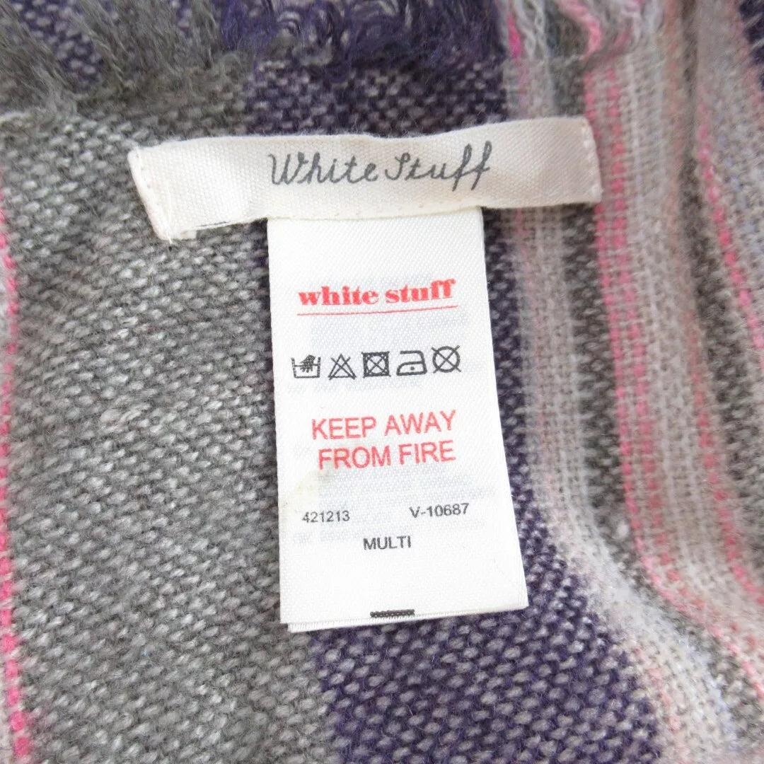 brand label image for White Stuff 28"x70" Multicoloured Wool Scarf Shawl Womenswear | Preloved