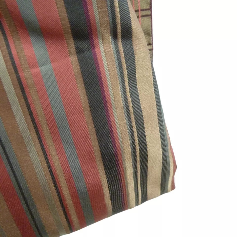 Close up image for Daniel Hanson 13"x55" Multicoloured Stripe Scarf Menswear | Preloved 