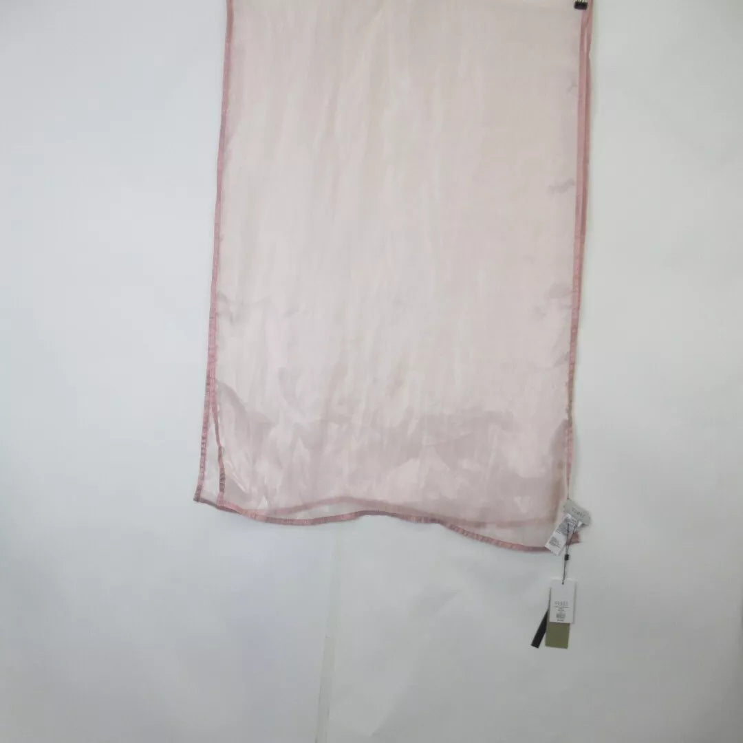 Back image for Coast 56"x78" Pink Organza Scarf Shawl Womenswear | Preloved 