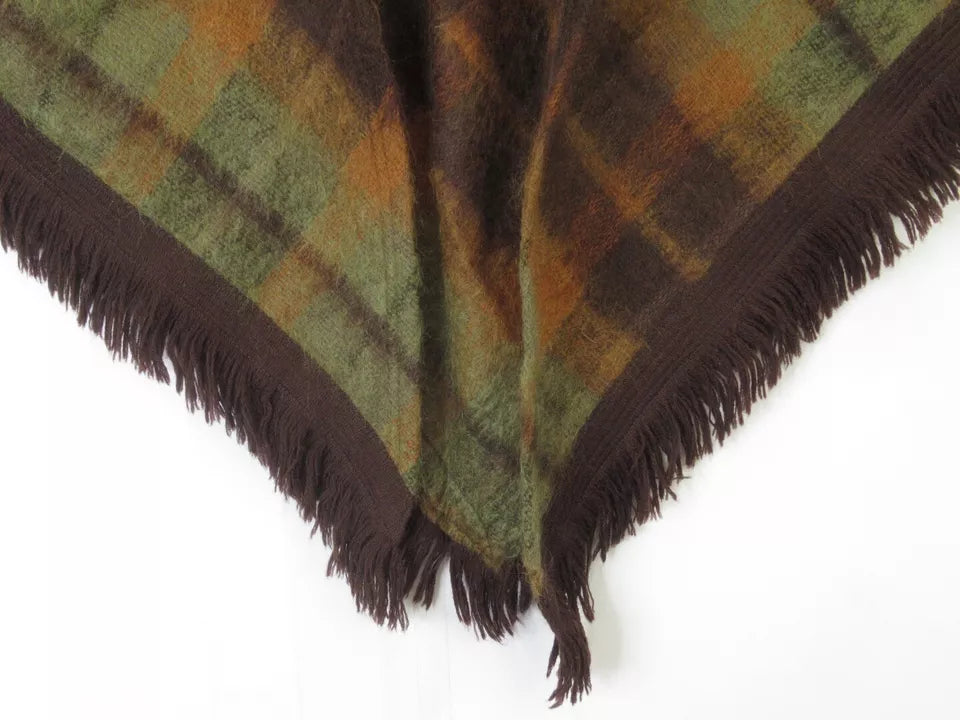 Bottom image for Strathtay Originals One Size Brown Mix Wool Shawl Womenswear | Preloved 