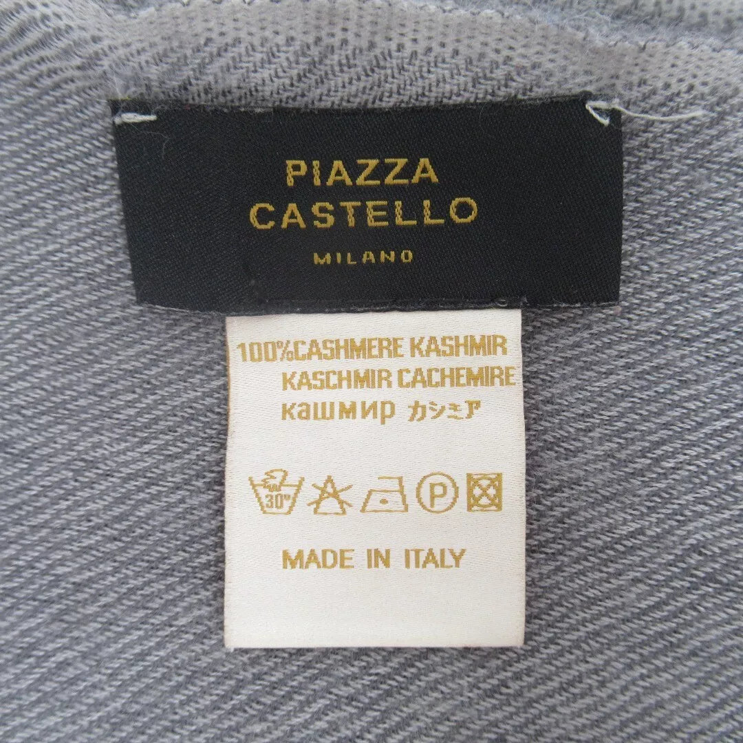 Brand label image for Piazza Castella Milano 34"x68" Multicoloured Cashmere Menswear | Preloved 