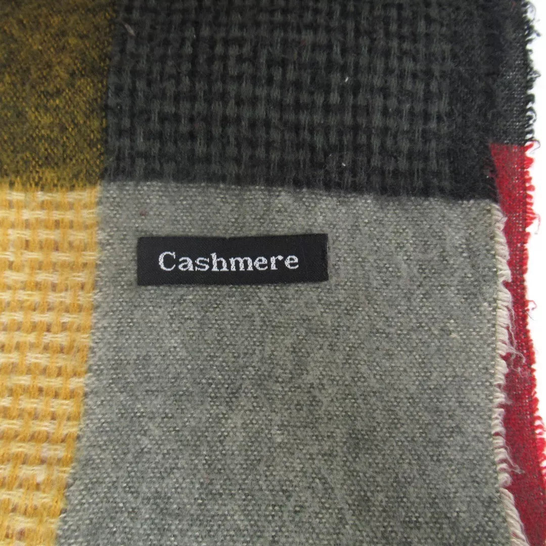 Brand label image for Cashmere 27"x68" Multicoloured Patchwork Scarf Shawl Womenswear | Preloved