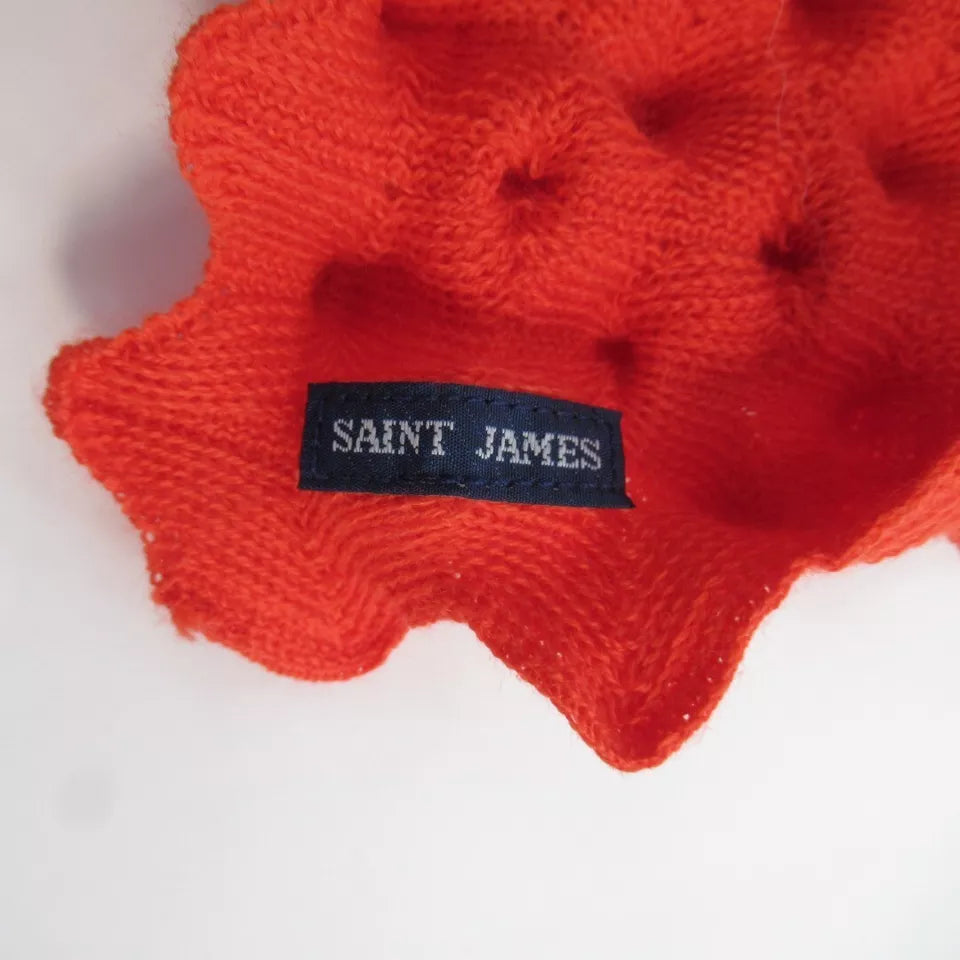 Brand label image for Saint James Alveole Honeycomb 8"x34" Orange Scarf Womenswear | Preloved