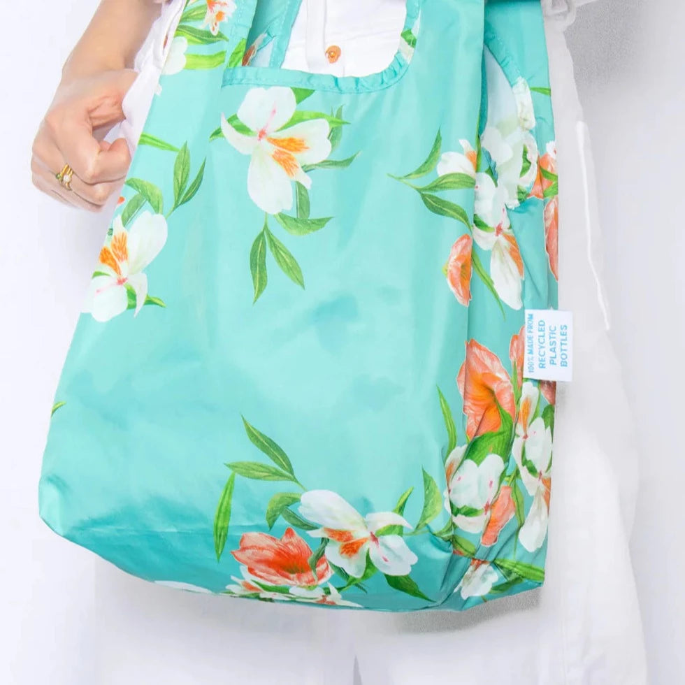 Kind Bag - Mini Recycled Packable Shopping Bag - Floral