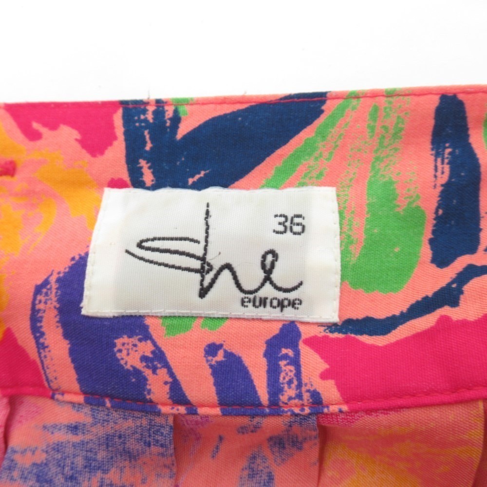 label image for She Europe Vintage Skirt UK 8 Multicoloured Womenswear | Pre-loved
